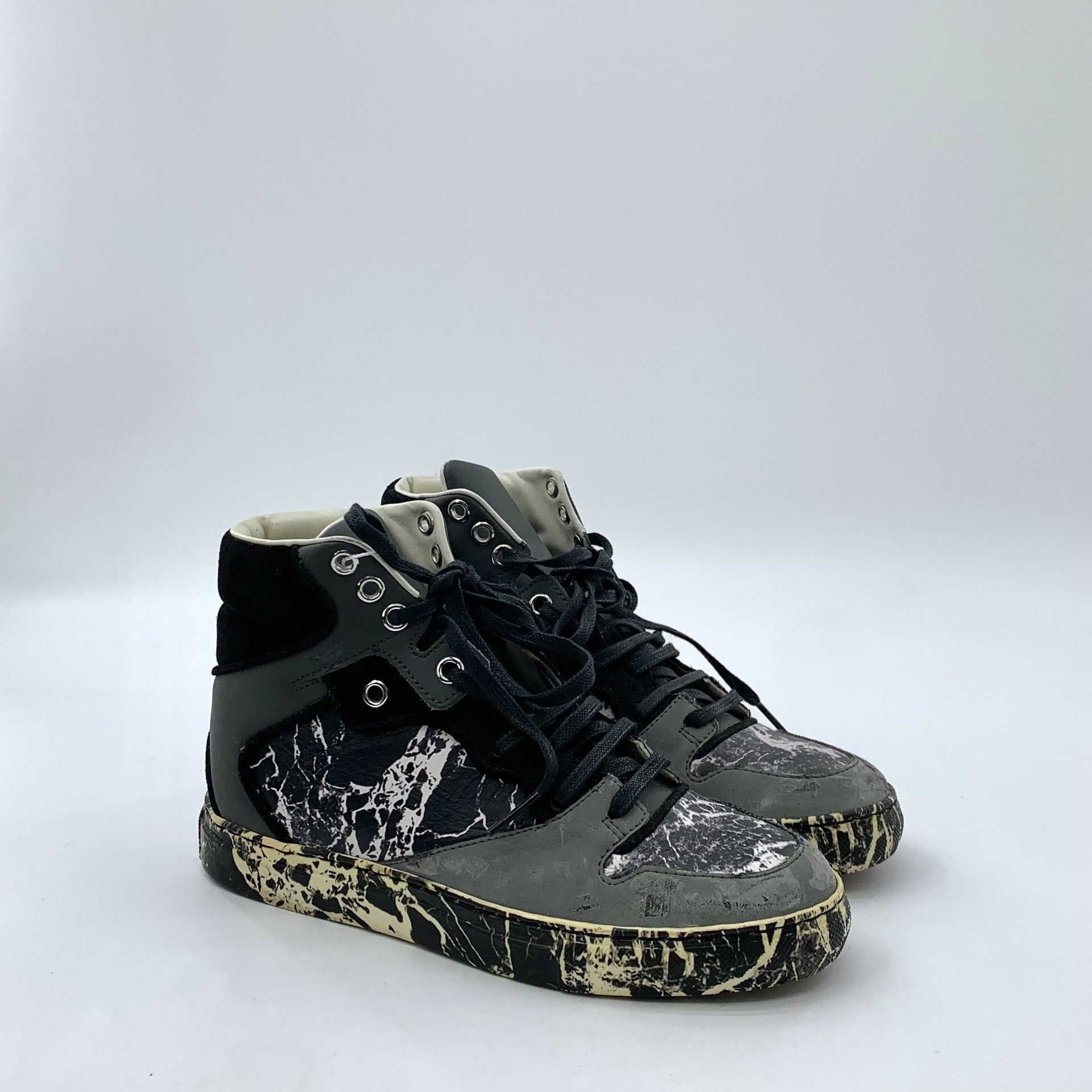 Balenciaga Balenciaga Marble High-Top Sneakers 35 Size US 5 / IT 35 - 3 Thumbnail