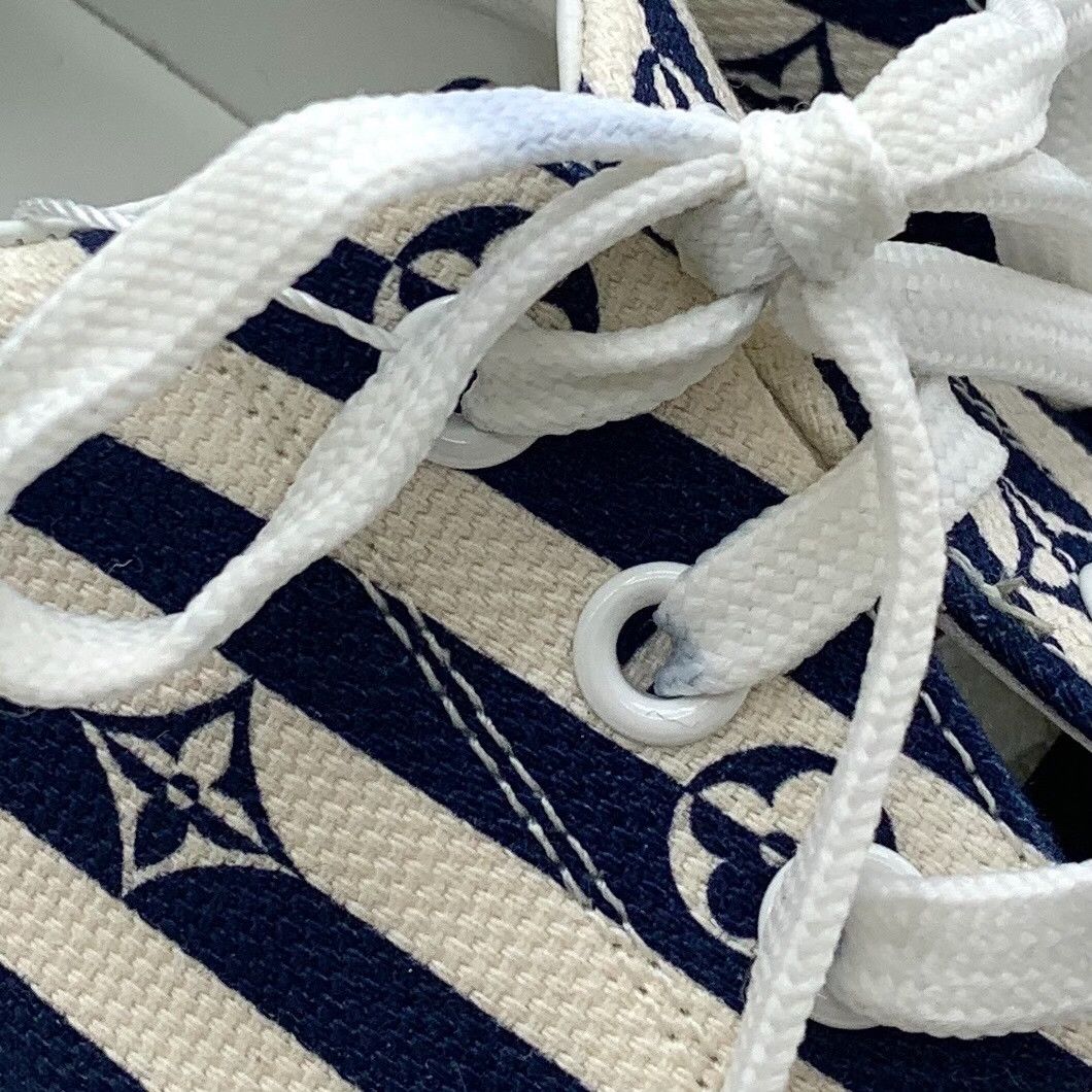 Louis Vuitton Louis Vuitton Monogram Striped Stellar Sneakers 36.5 Size US 6.5 / IT 36.5 - 9 Thumbnail