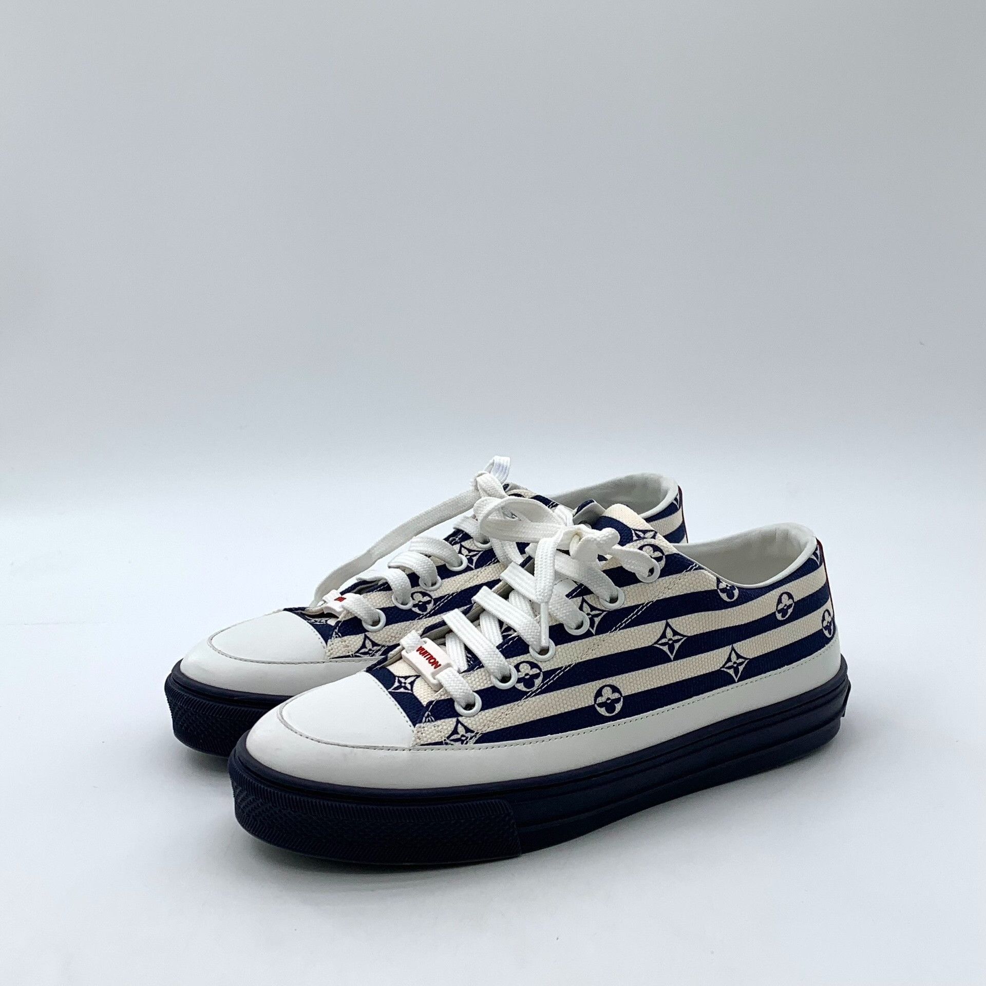 Louis Vuitton Louis Vuitton Monogram Striped Stellar Sneakers 36.5 Size US 6.5 / IT 36.5 - 2 Thumbnail