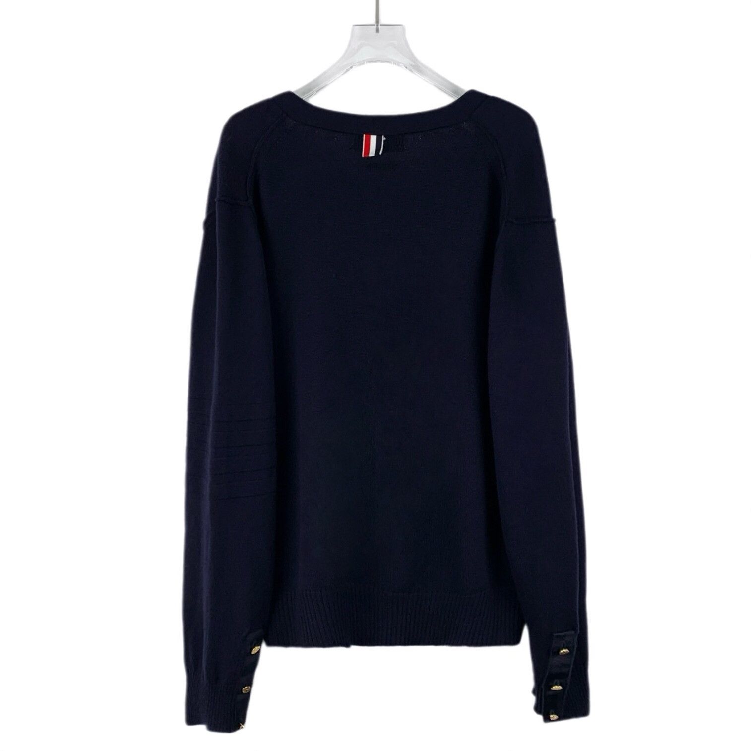 Thom Browne Thom Browne Wool V-Neck Cardigan Size 4 Size US XL / EU 56 / 4 - 3 Thumbnail