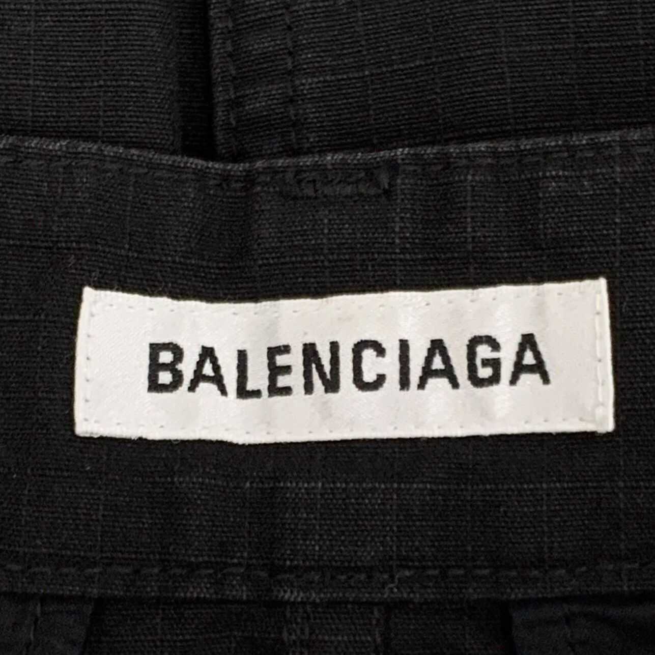 Balenciaga Balenciaga Black Cotton Cargo Mini Skirt FR 38 Size 27" / US 4 / IT 40 - 7 Thumbnail