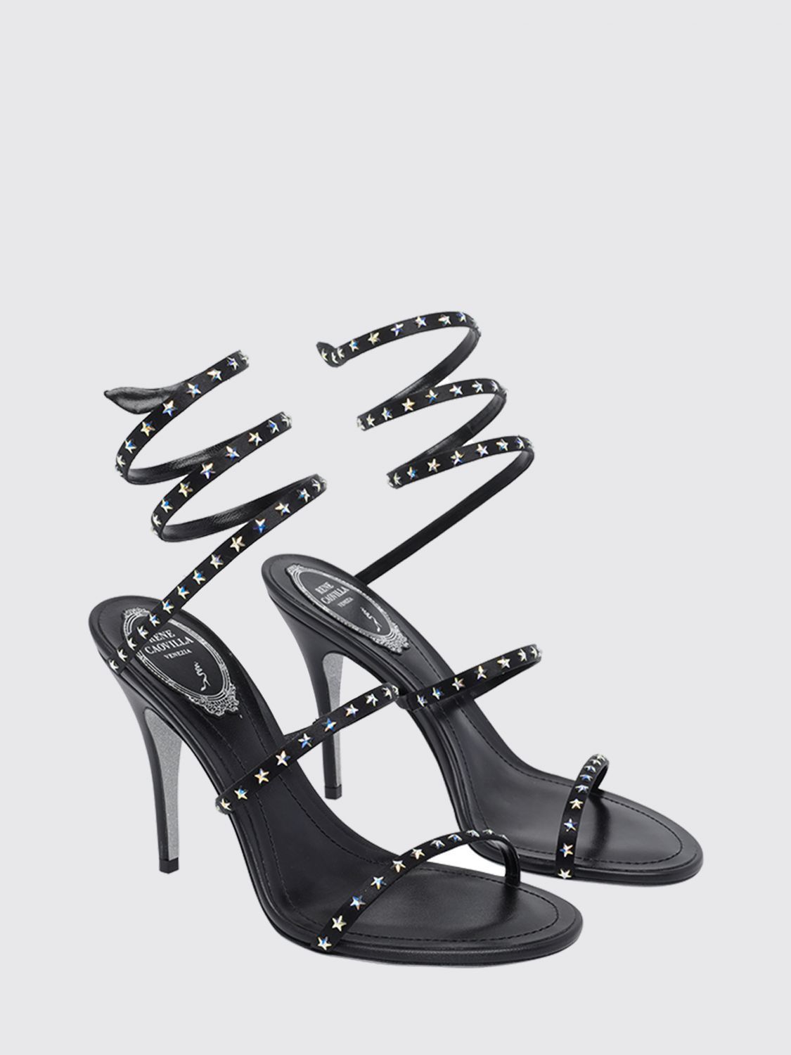 Rene Caovilla Rene Caovilla Heeled Sandal Woman Black Size US 6.5 / IT 36.5 - 2 Thumbnail