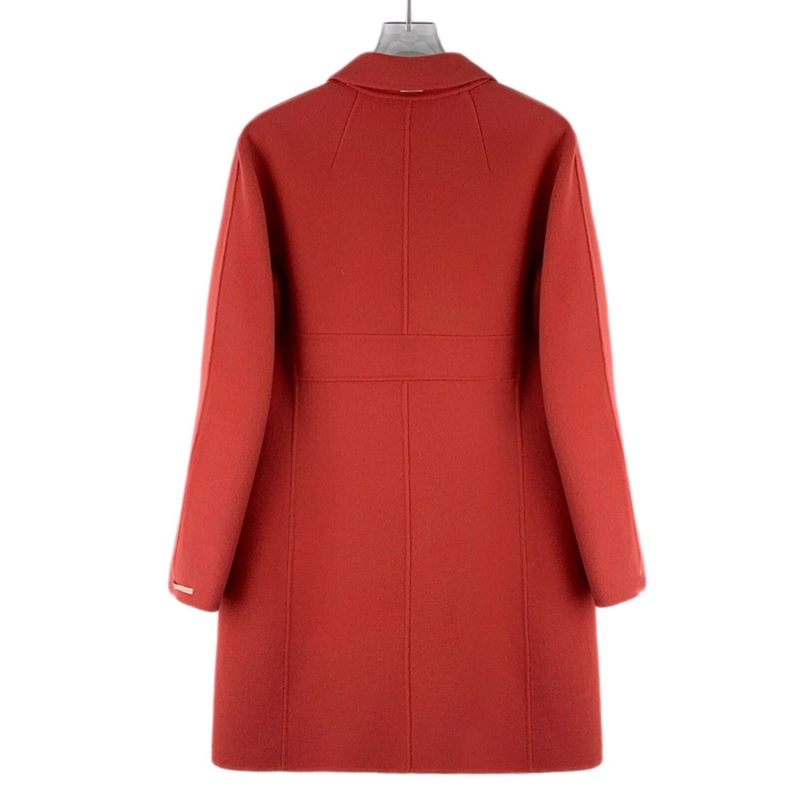 Max Mara 'S MaxMara Red Virgin Wool Coat IT 40 Size S / US 4 / IT 40 - 3 Thumbnail
