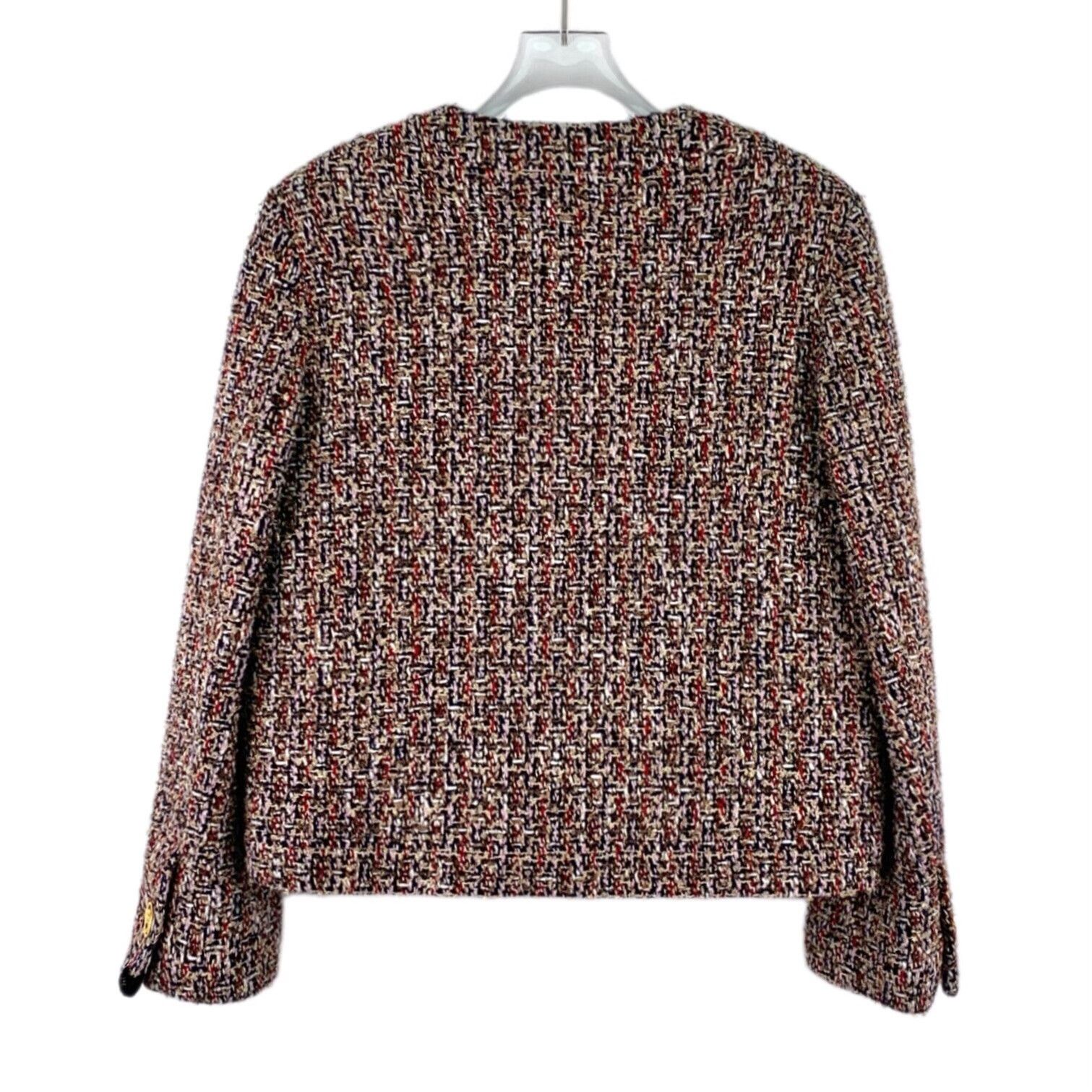 Louis Vuitton Louis Vuitton Tweed Monogram Lining Jacket 36 Size XS / US 0-2 / IT 36-38 - 3 Thumbnail