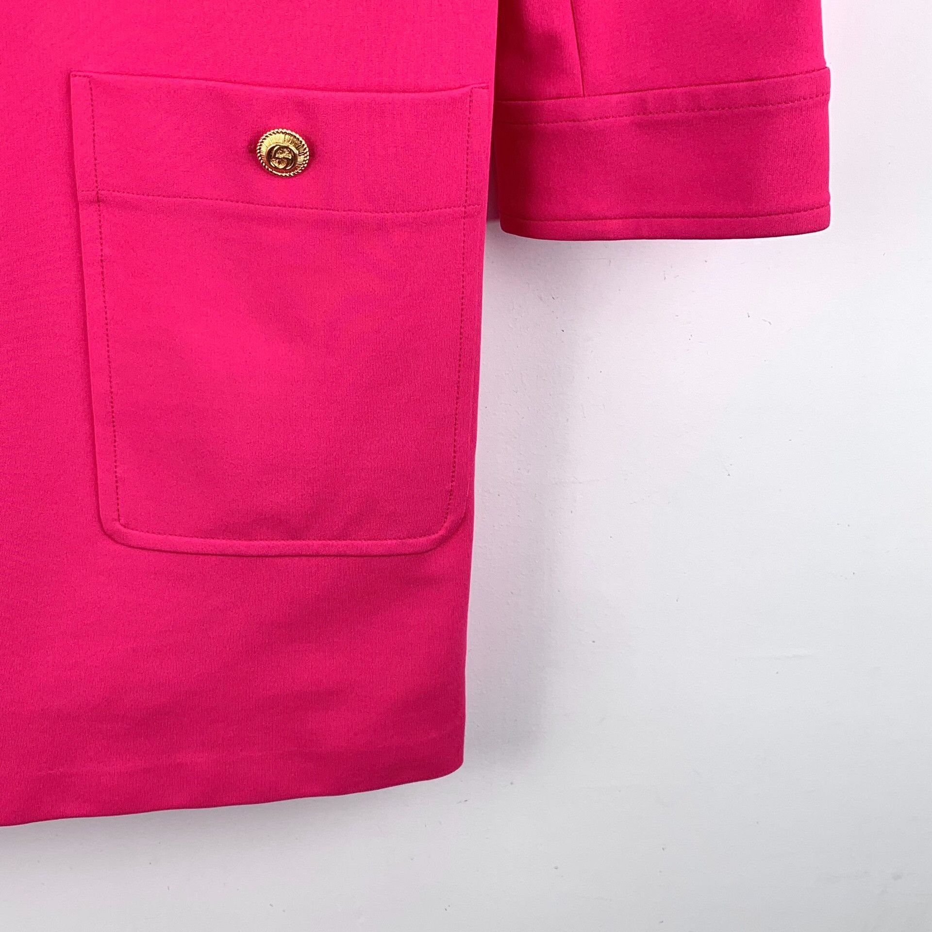 Gucci Gucci Pink Gold Button Mini Dress XS Size XS / US 0-2 / IT 36-38 - 5 Thumbnail
