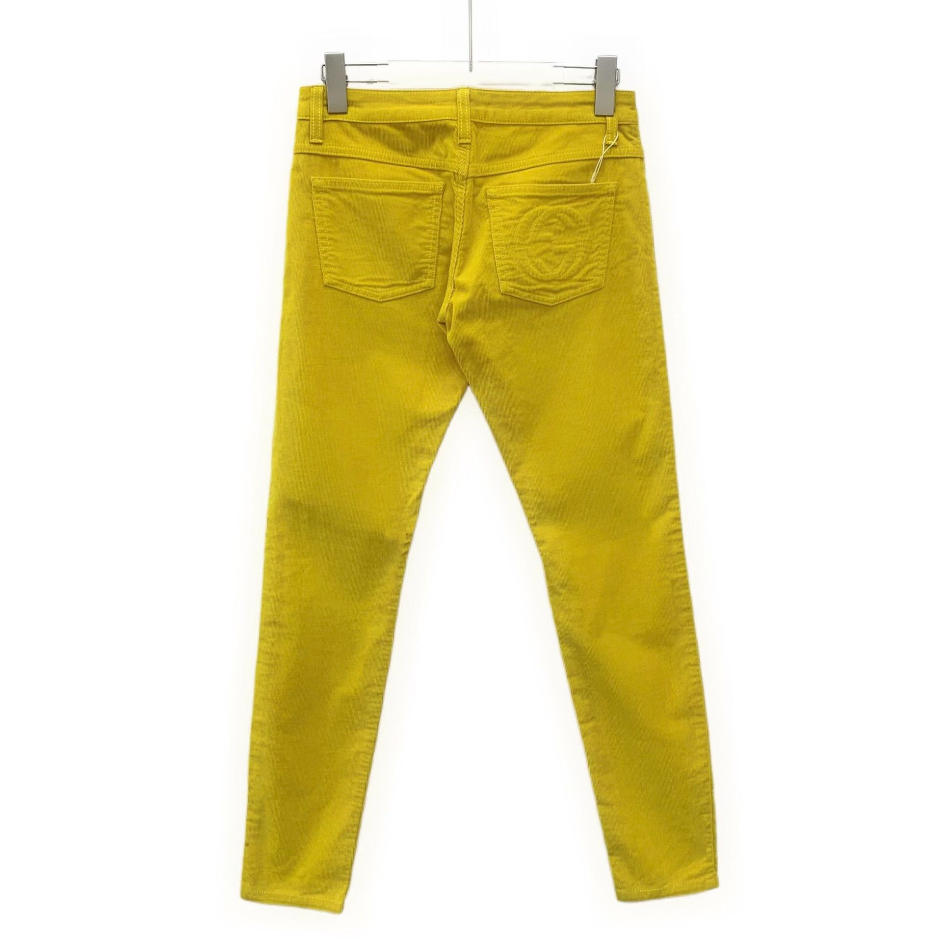 Gucci Gucci Yellow Corduroy Pants IT 38 Size 26" / US 2 / IT 38 - 3 Thumbnail
