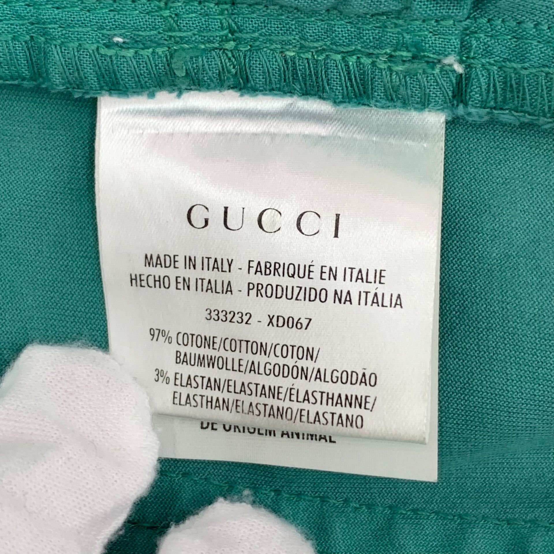 Gucci Gucci Teal Cotton Casual Pants IT 36 Size 25" / US 0 / IT 36 - 9 Thumbnail