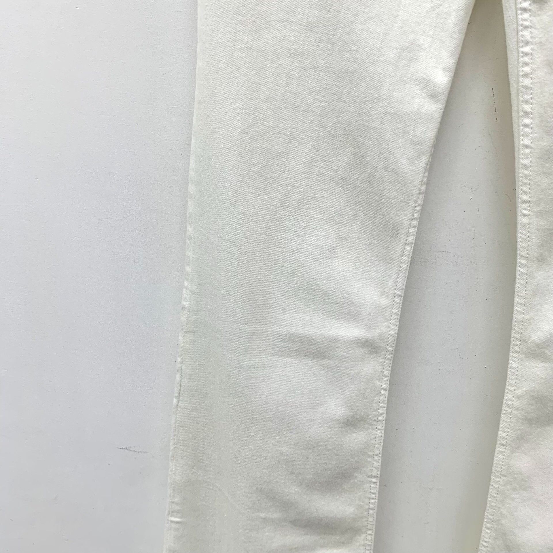 Burberry Burberry Brit White Cotton Straight Pants 26 Size 26" / US 2 / IT 38 - 5 Thumbnail