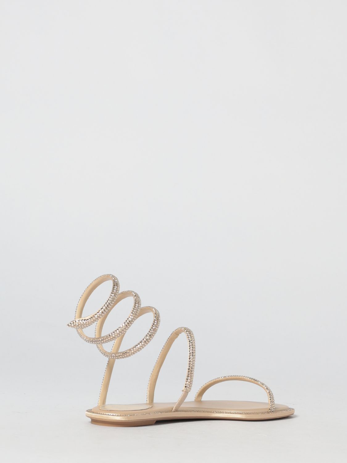 Rene Caovilla Rene Caovilla Heeled Sandal Woman Beige Size US 7 / IT 37 - 3 Thumbnail