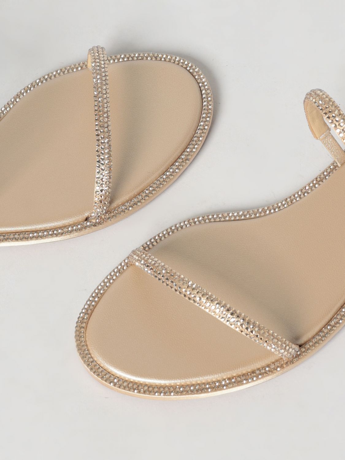 Rene Caovilla Rene Caovilla Heeled Sandal Woman Beige Size US 10 / IT 40 - 4 Thumbnail