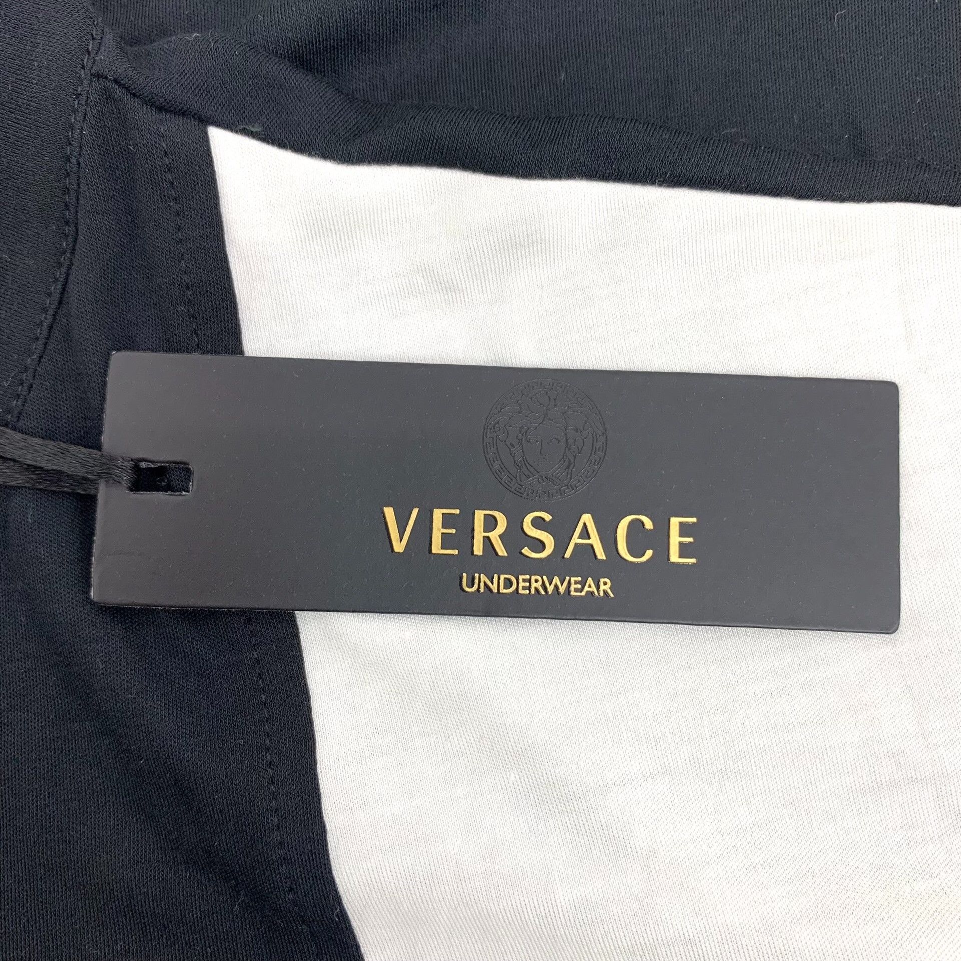 Versace Versace Two-Tone Logo Henley Polo Size XXL Size US XXL / EU 58 / 5 - 7 Thumbnail
