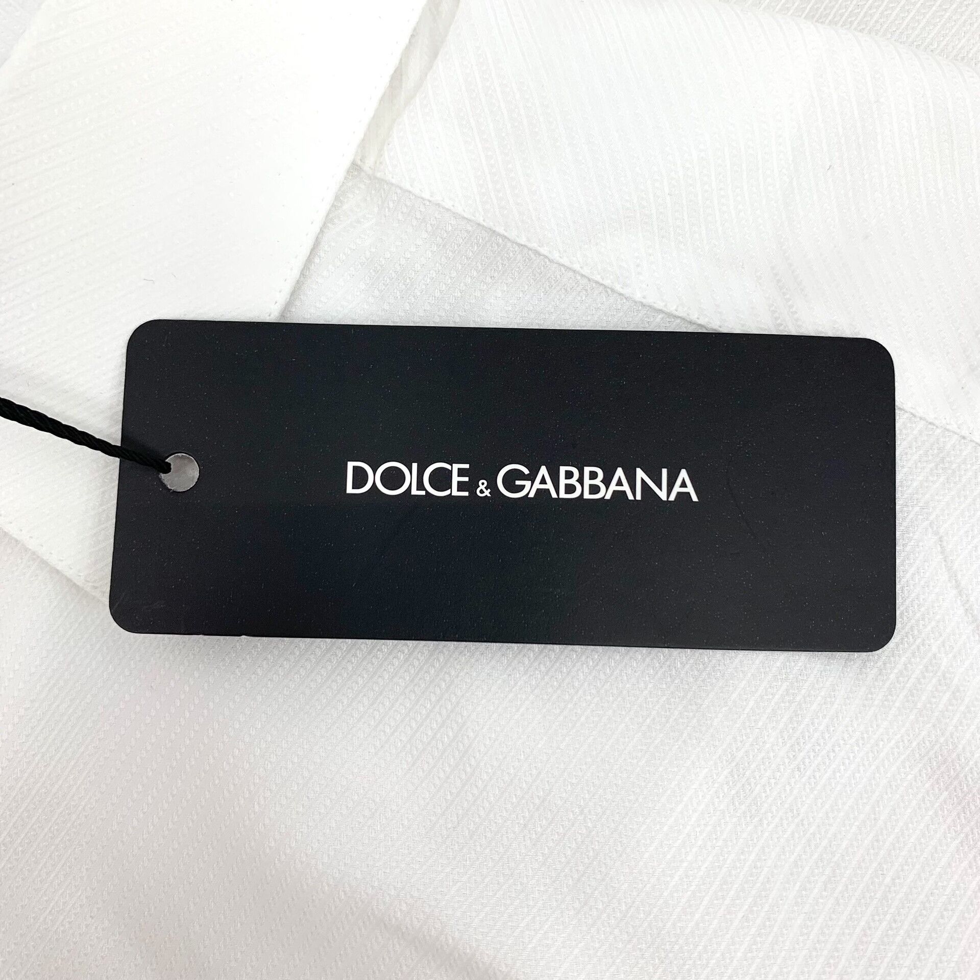 Dolce & Gabbana Dolce & Gabbana White Cotton Gold Label Shirt 40 Size US M / EU 48-50 / 2 - 7 Thumbnail