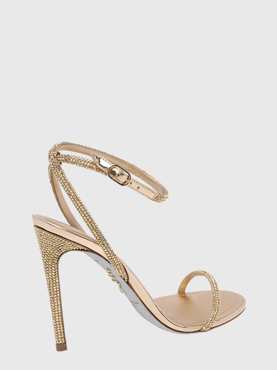 Rene Caovilla Rene Caovilla Heeled Sandal Woman Gold Size US 8 / IT 38 - 3 Thumbnail