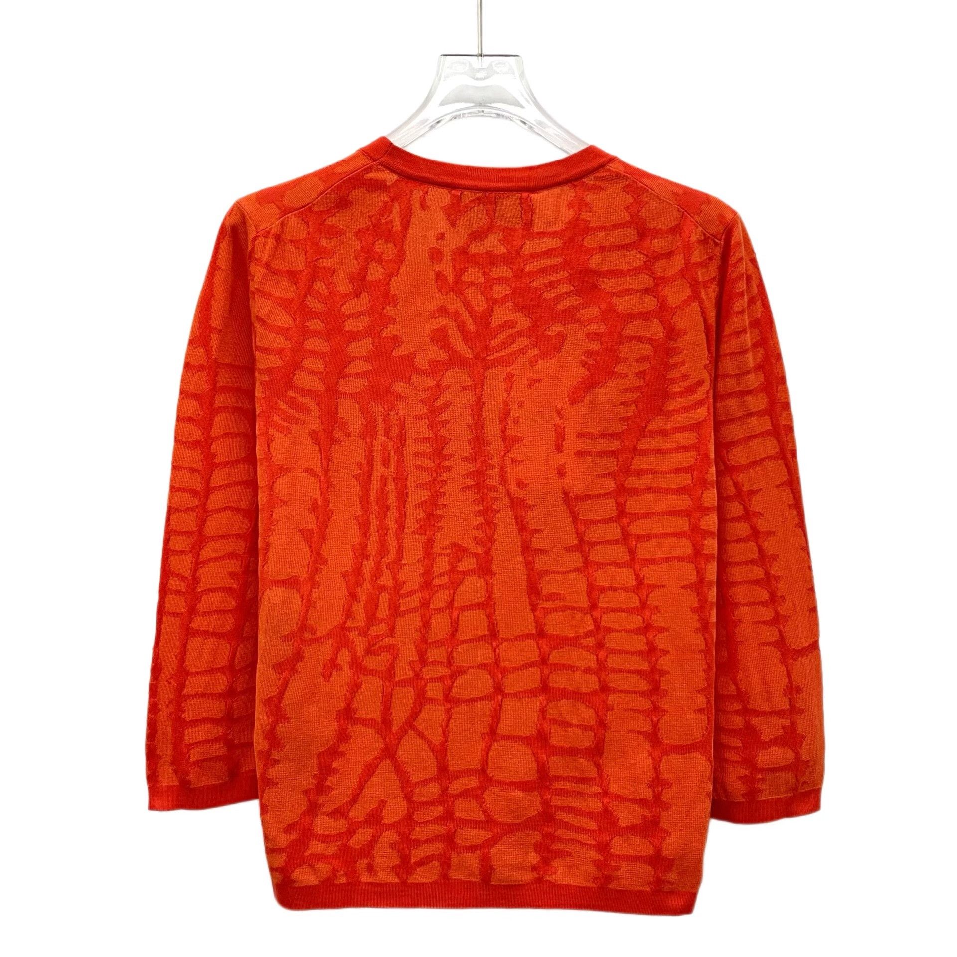 Salvatore Ferragamo Salvatore Ferragamo Patterned Knit Cardigan Size S Size US S / EU 44-46 / 1 - 3 Thumbnail