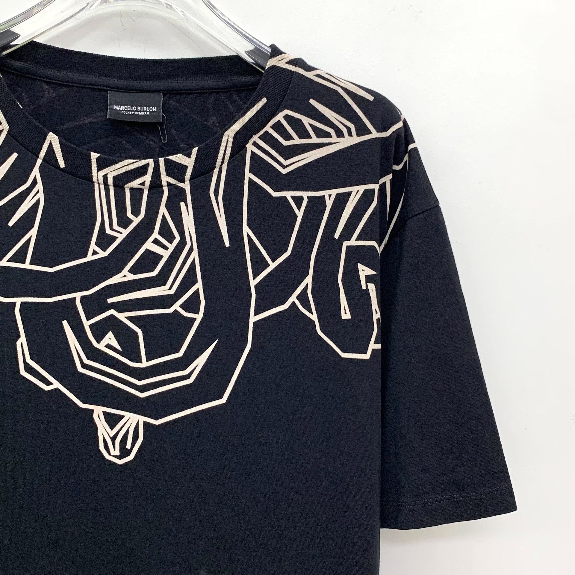 Marcelo Burlon Marcelo Burlon Graphic Print T-Shirt M Size US M / EU 48-50 / 2 - 4 Thumbnail