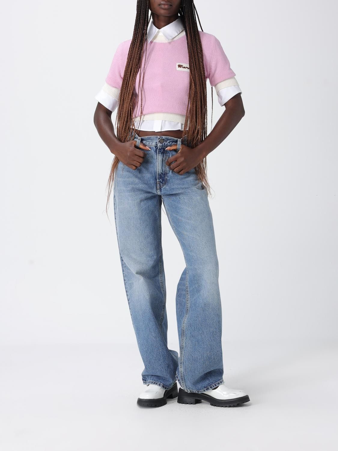 Marni Marni Shirt Woman White Size M / US 6-8 / IT 42-44 - 2 Thumbnail