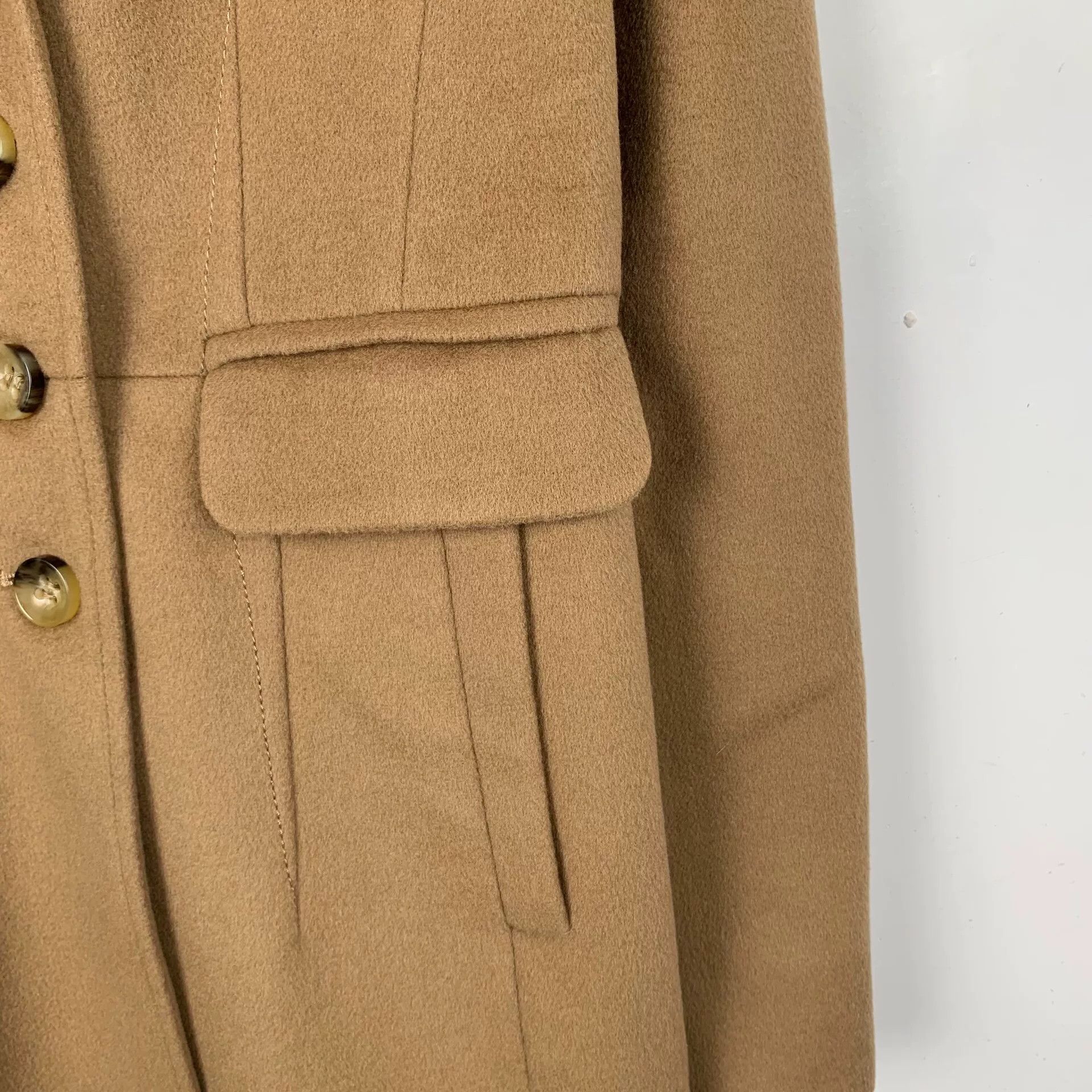 Max Mara MaxMara Single-Breasted Wool Coat IT 40 Size S / US 4 / IT 40 - 5 Thumbnail