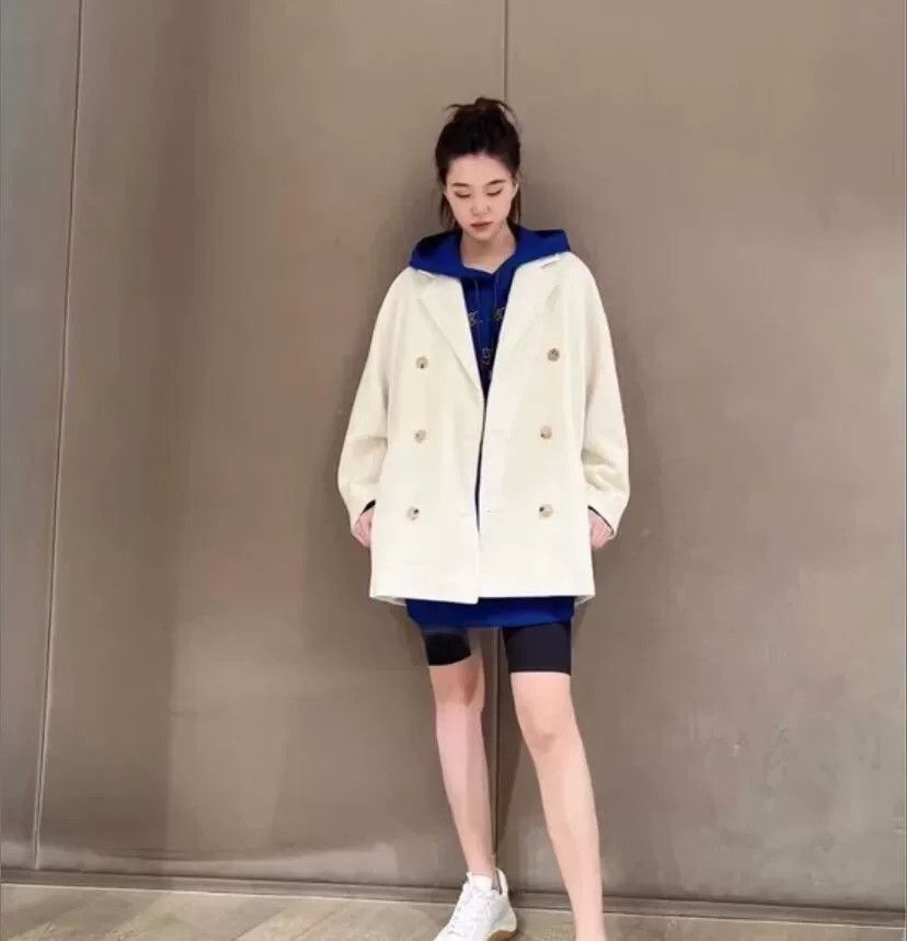 Max Mara Max Mara Wool Cashmere Double-Breasted Coat 36 Size XS / US 0-2 / IT 36-38 - 9 Thumbnail