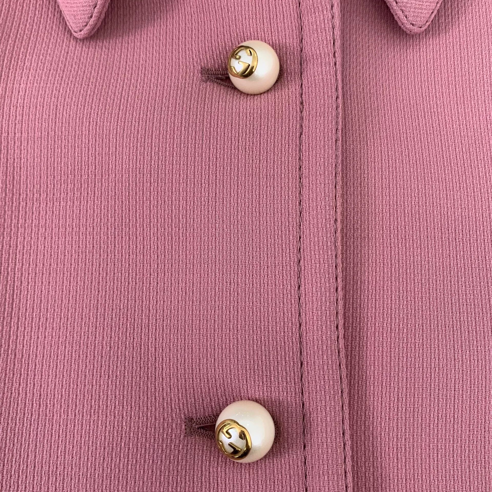 Gucci Gucci Pearl Button Wool Coat IT 38 Size XS / US 0-2 / IT 36-38 - 7 Thumbnail