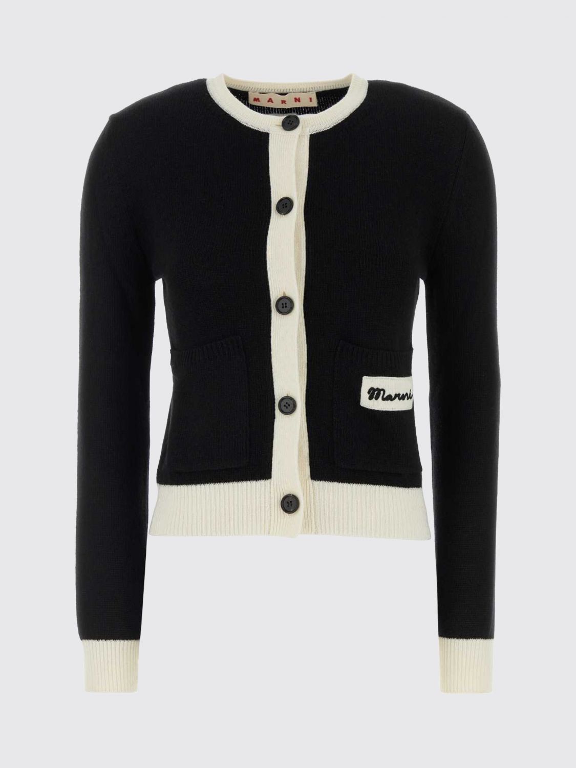 Marni Marni Sweater Woman Black Size M / US 6-8 / IT 42-44 - 2 Thumbnail