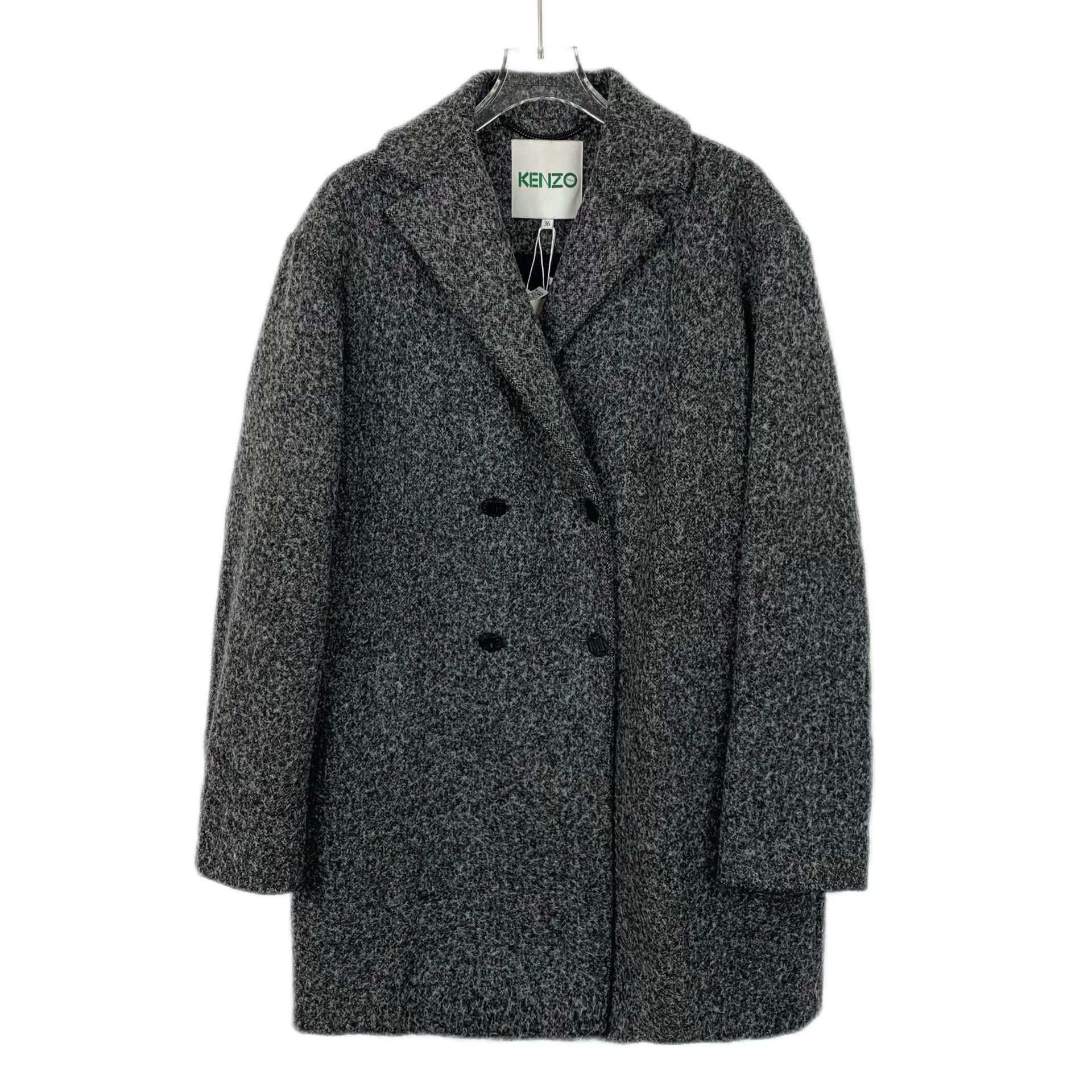 Kenzo Kenzo Wool Blend Double Breasted Coat XS Size US XS / EU 42 / 0 - 2 Thumbnail
