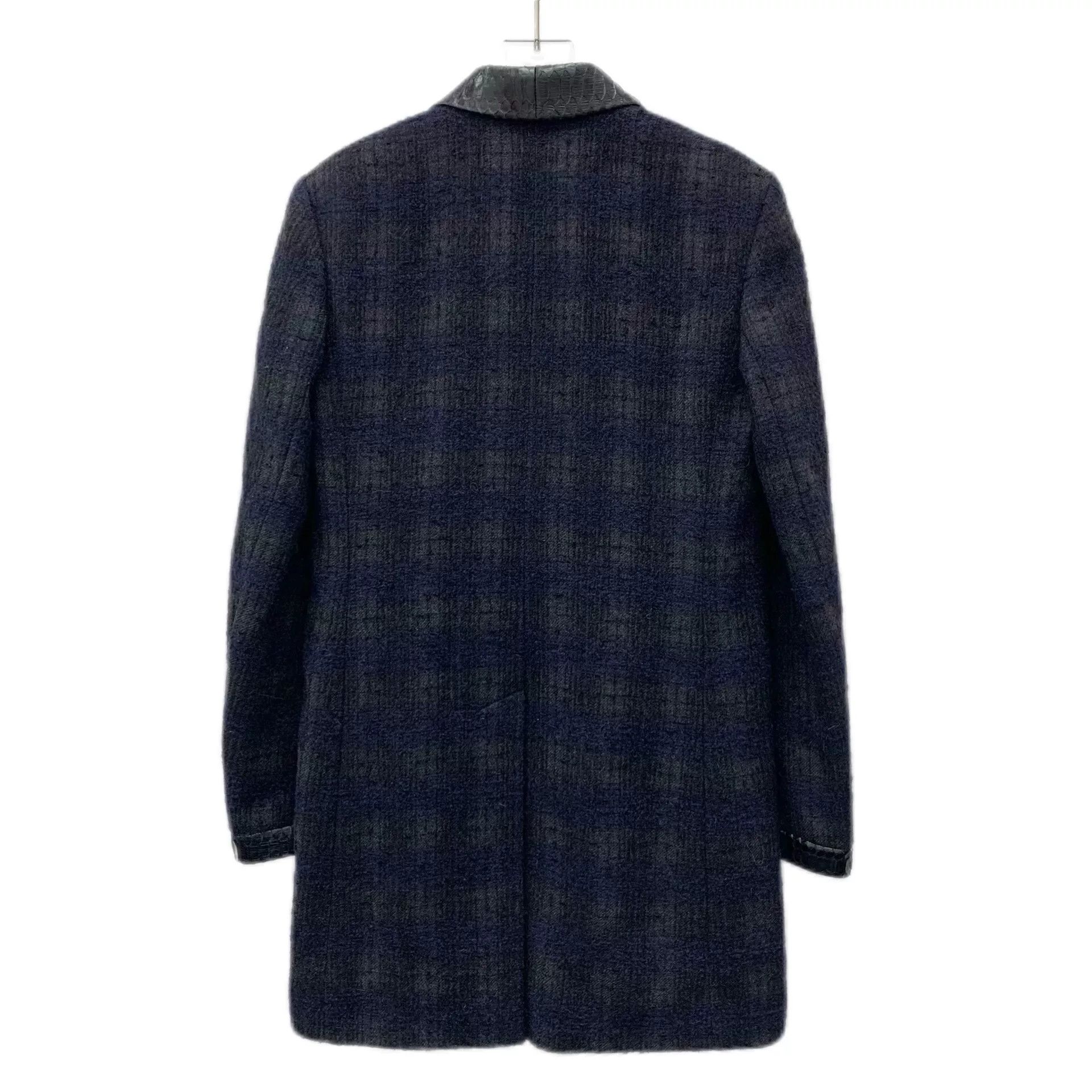 Chanel Chanel Python Trim Wool Alpaca Coat 36 Size XS / US 0-2 / IT 36-38 - 3 Thumbnail