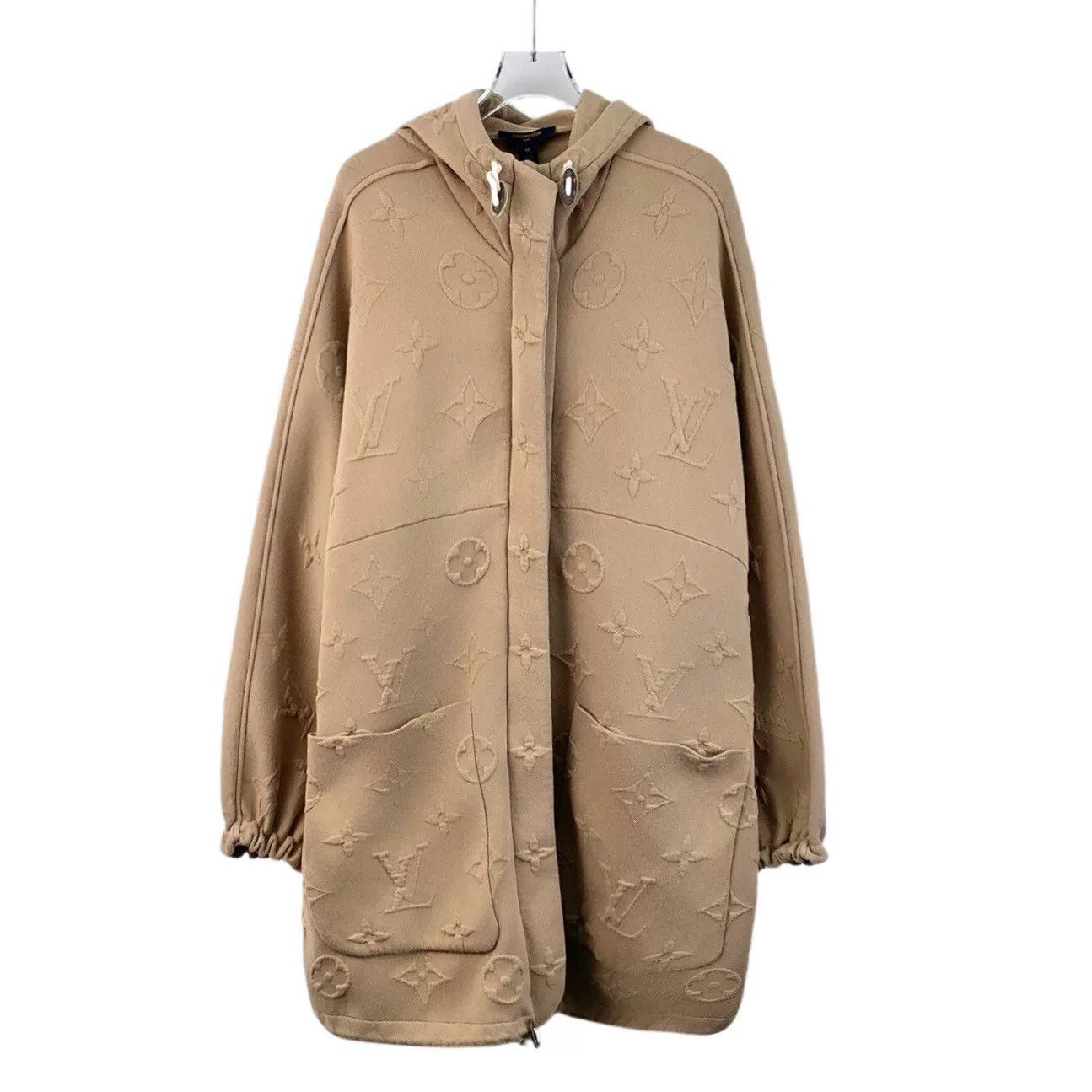 Louis Vuitton Louis Vuitton Monogram Embossed Hooded Coat M Size M / US 6-8 / IT 42-44 - 2 Thumbnail