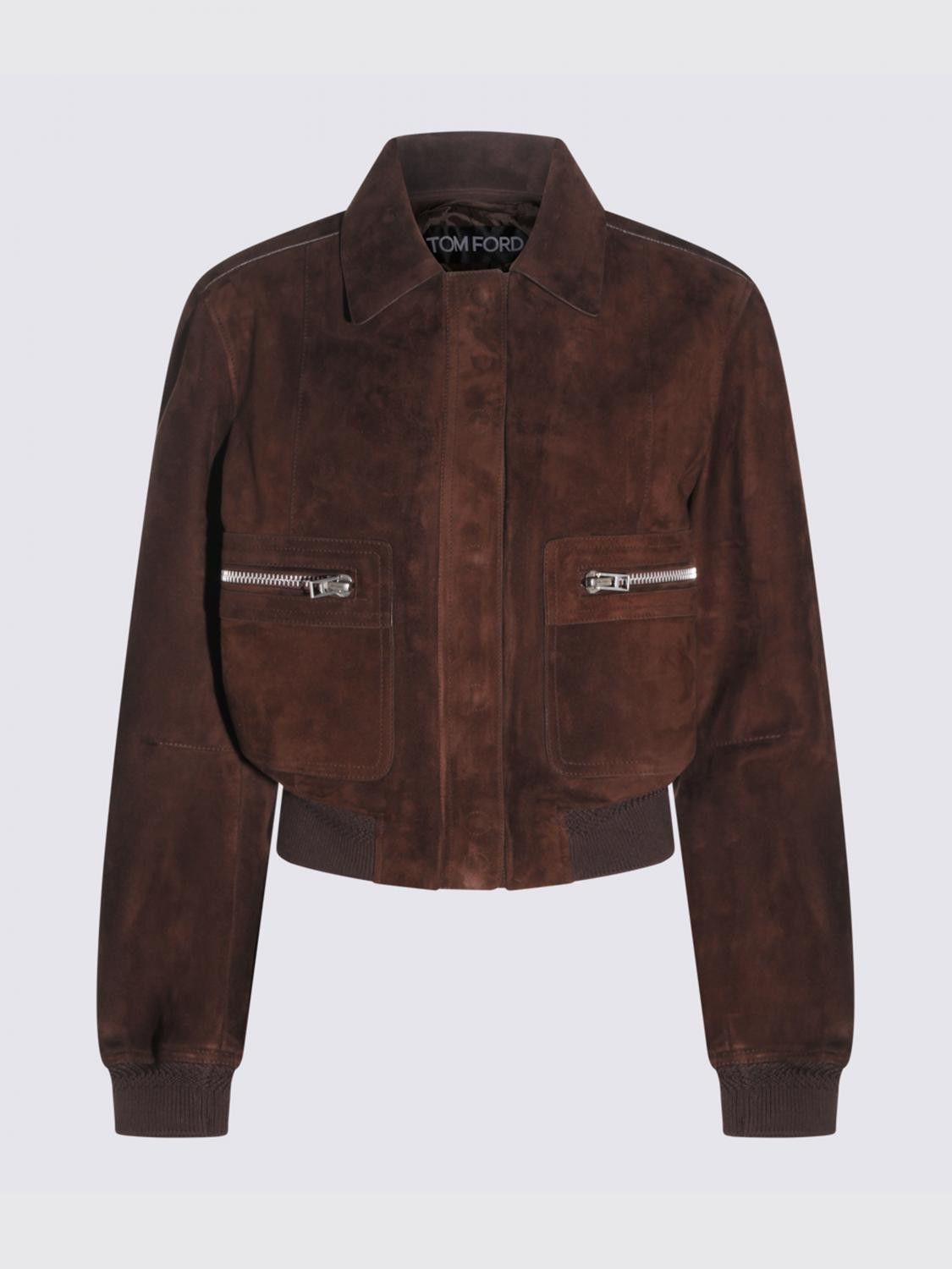 Tom Ford Tom Ford Jacket Woman Brown Size S / US 4 / IT 40 - 2 Thumbnail
