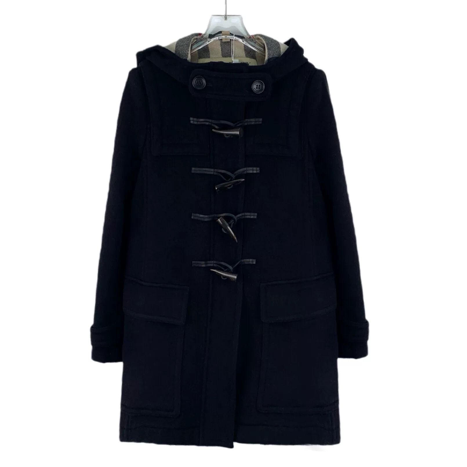 Burberry Burberry Wool Hooded Duffle Coat IT 36 Size XS / US 0-2 / IT 36-38 - 2 Thumbnail
