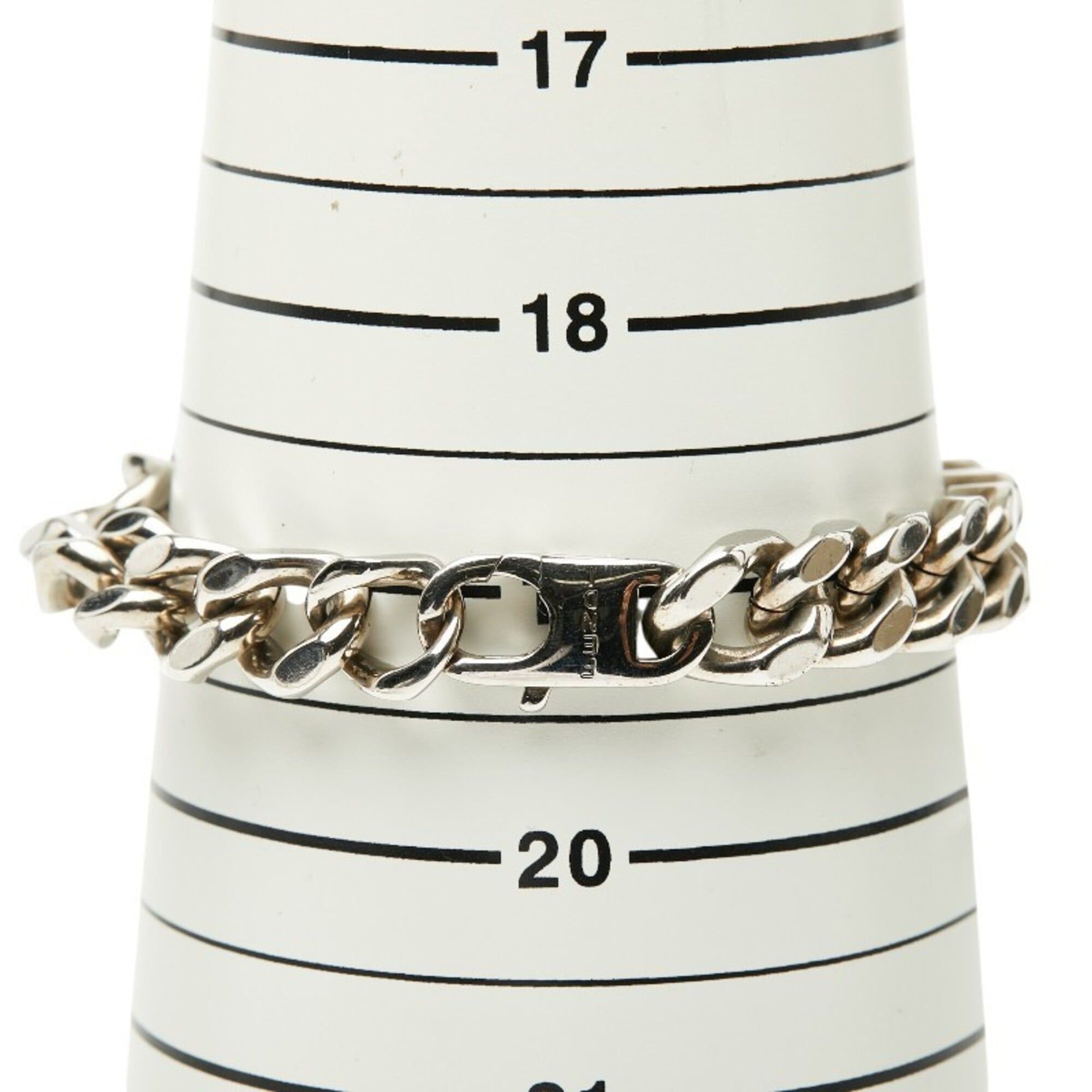 Fendi Fendi Logo Plate Chain Bracelet #L Silver Metal Women's FENDI Size ONE SIZE - 8 Thumbnail