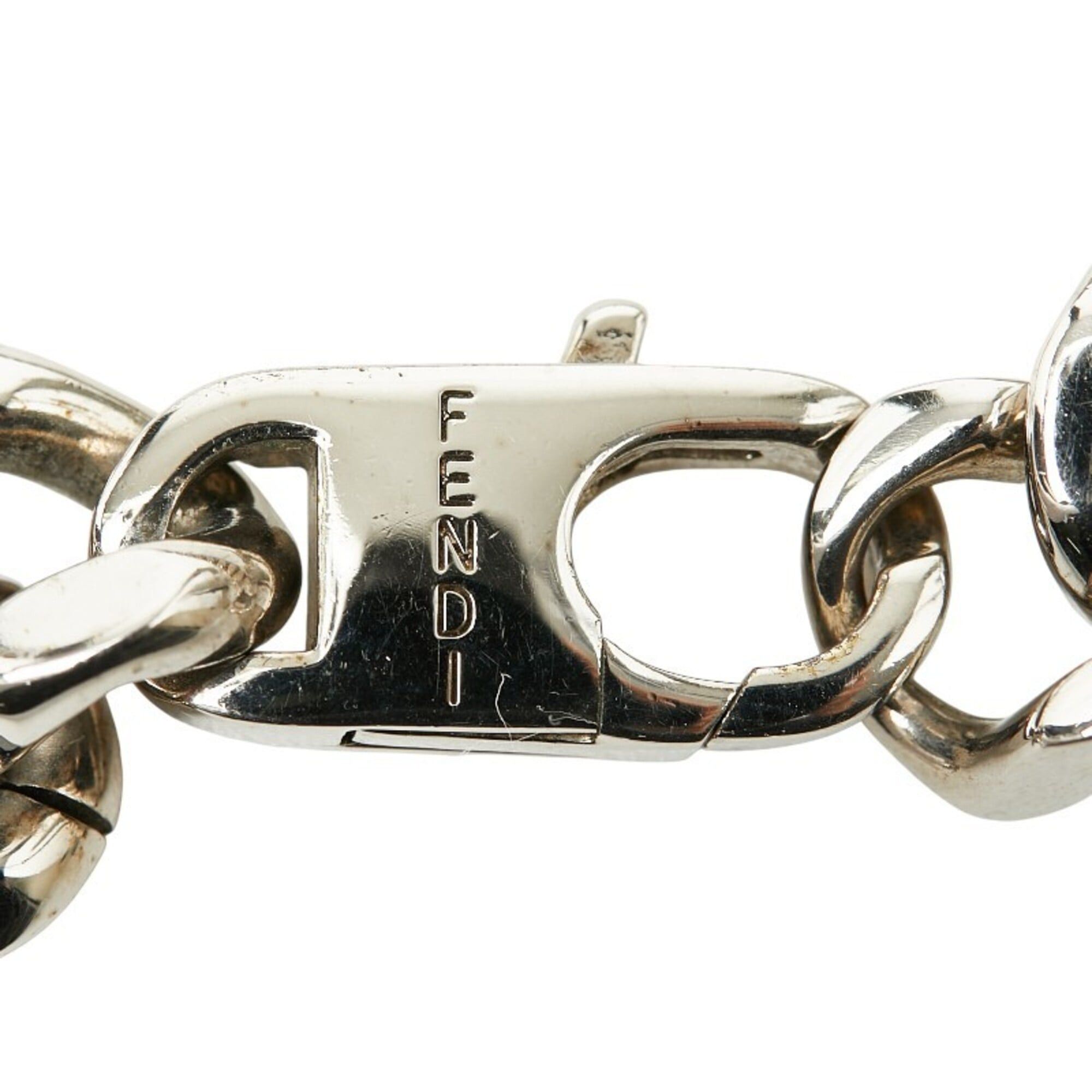 Fendi Fendi Logo Plate Chain Bracelet #L Silver Metal Women's FENDI Size ONE SIZE - 5 Thumbnail