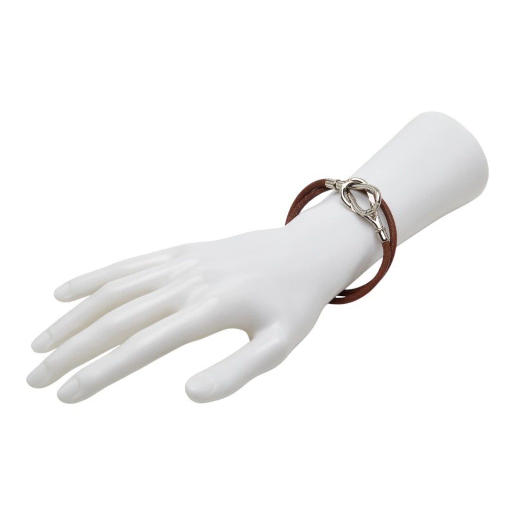 Hermes Hermes Atame Choker Bracelet, Brown Leather, Women's Size ONE SIZE - 6 Thumbnail
