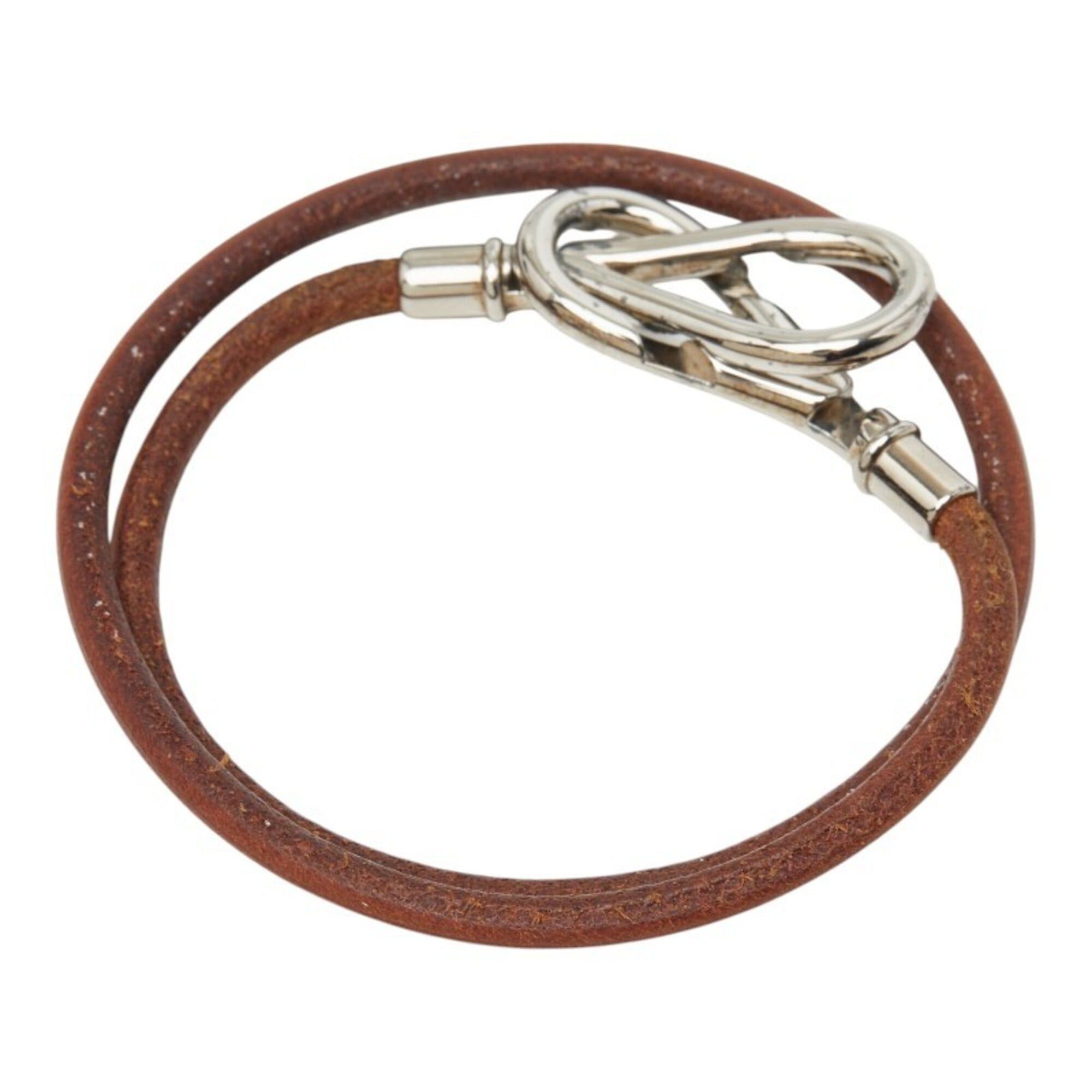 Hermes Hermes Atame Choker Bracelet, Brown Leather, Women's Size ONE SIZE - 3 Thumbnail
