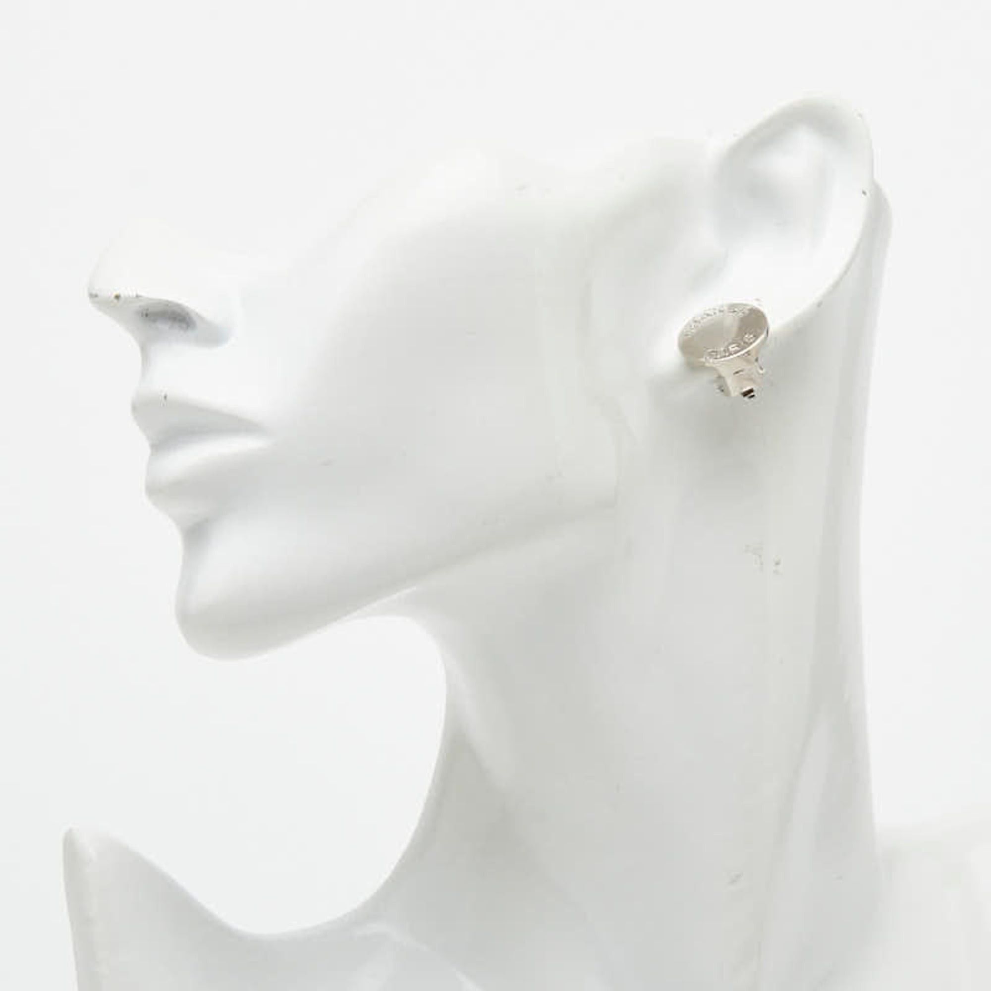Chanel Chanel Logo Earrings, Silver Metal, Women's CHANEL Size ONE SIZE - 6 Thumbnail