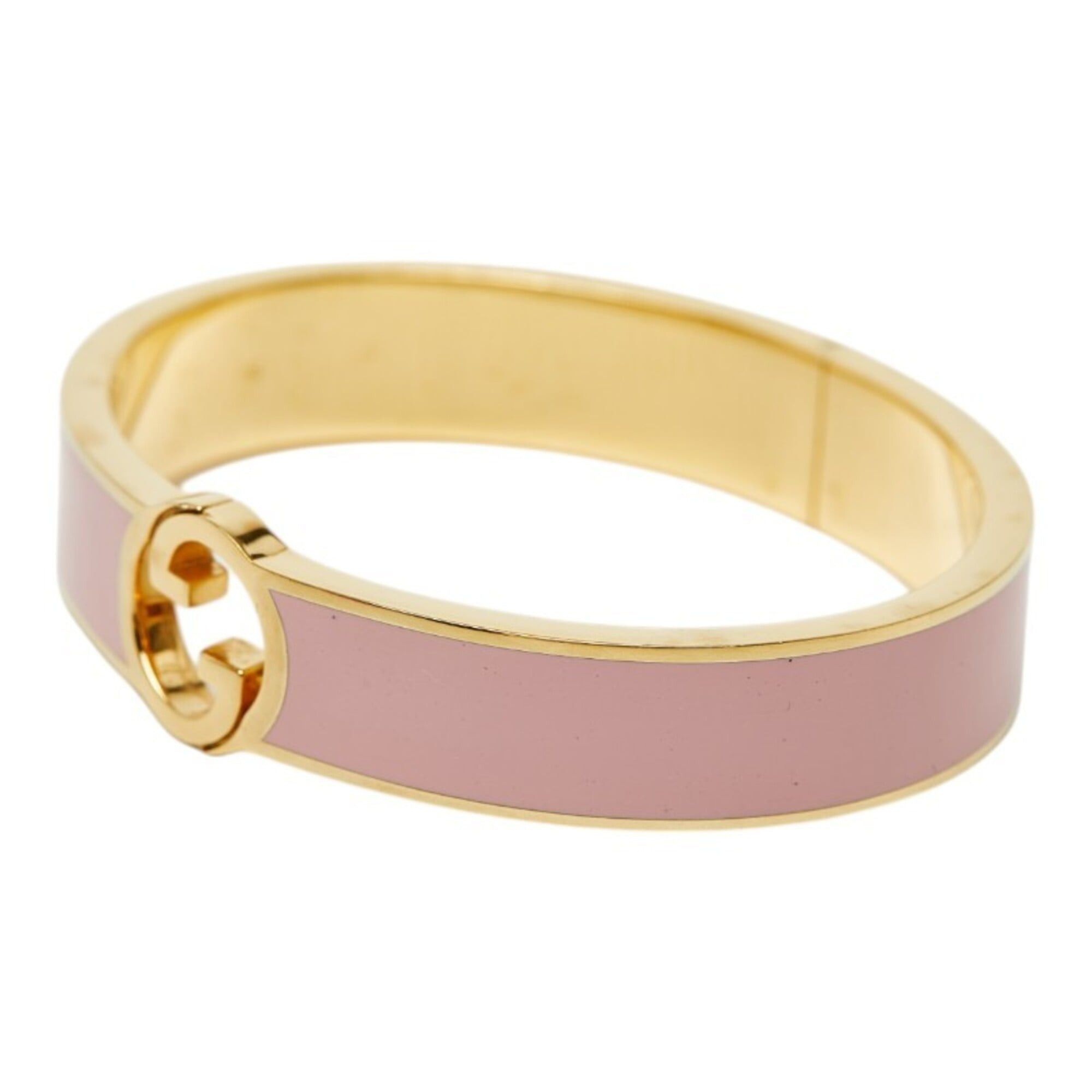Gucci Gucci Interlocking G Bangle Ring Set #S Gold Pink Plated Women's GUCCI Size ONE SIZE - 2 Thumbnail