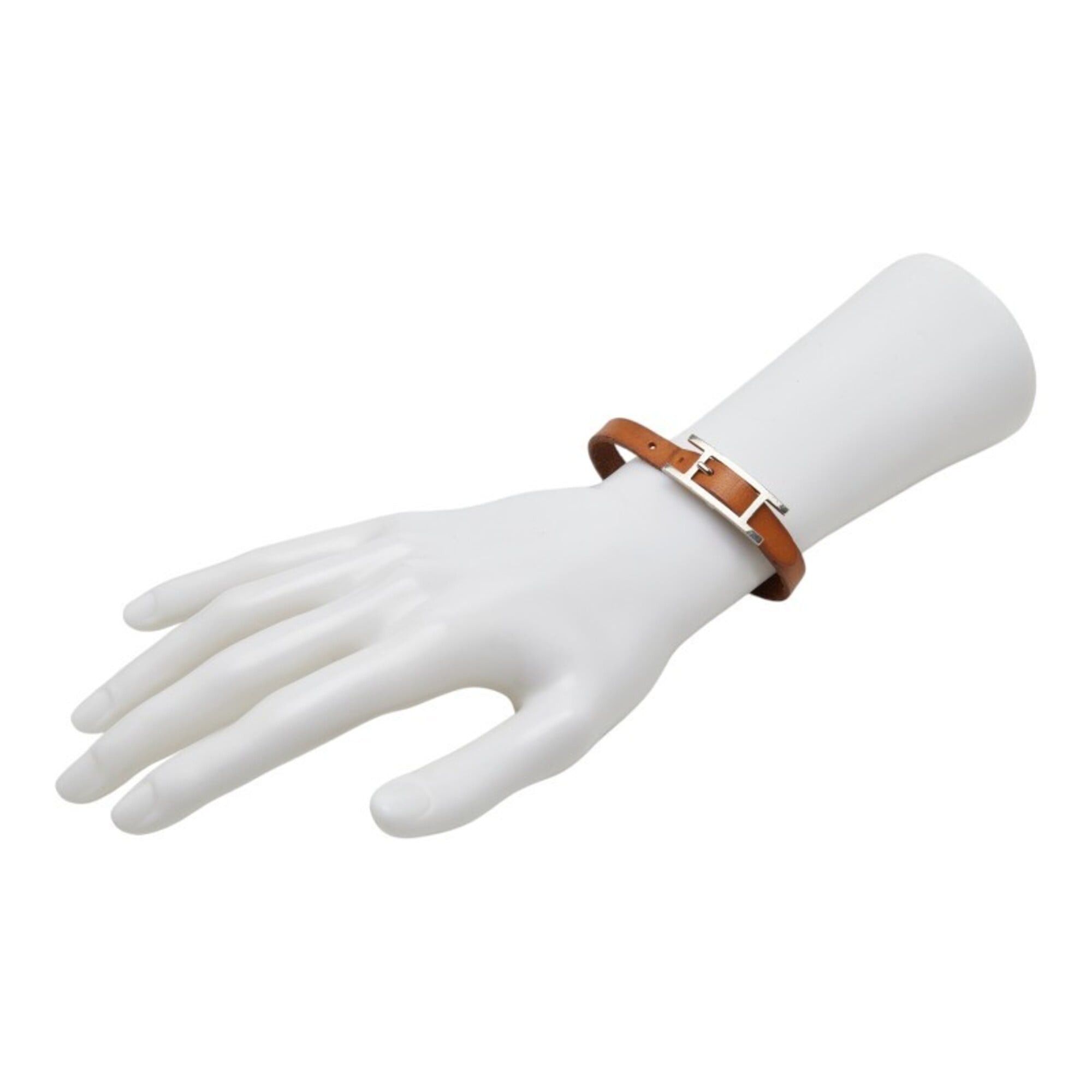 Hermes Hermes Api Bracelet □I Brown Leather Women's HERMES Size ONE SIZE - 7 Thumbnail