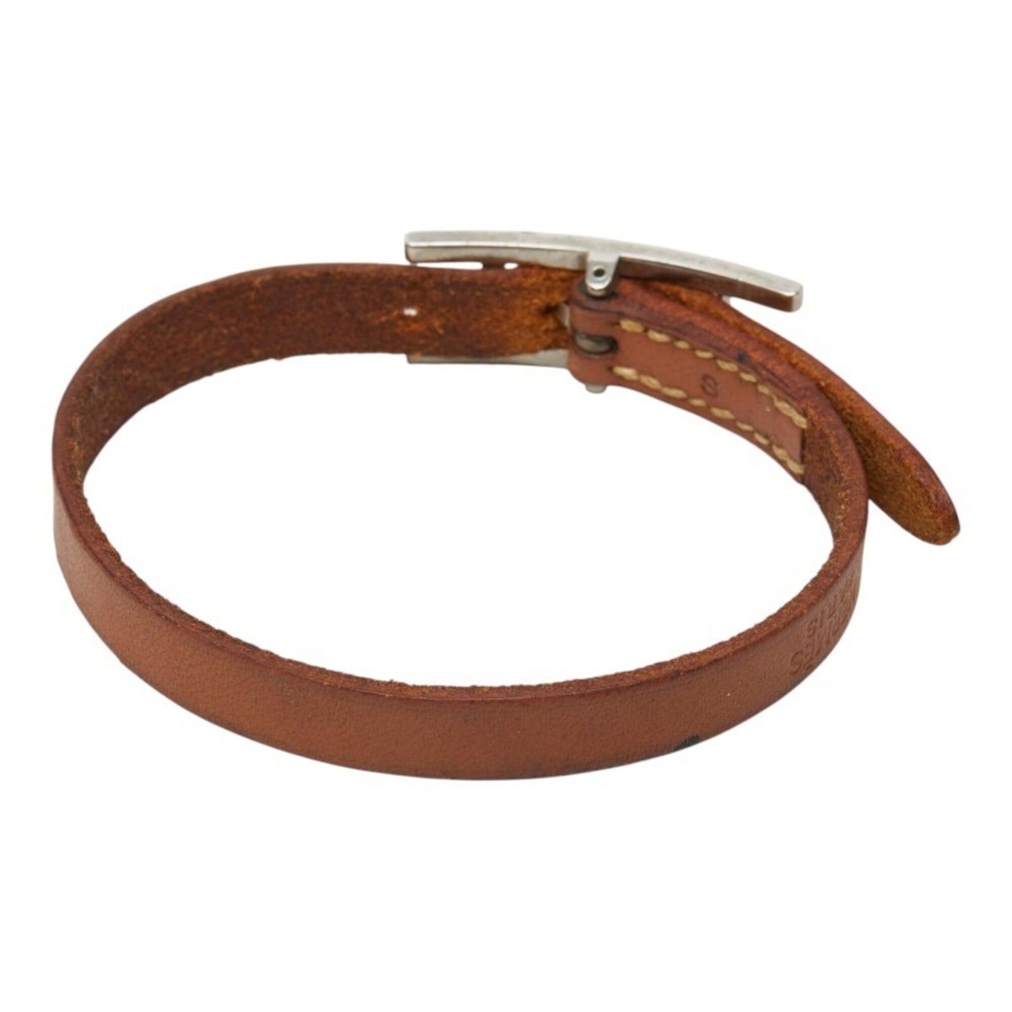 Hermes Hermes Api Bracelet □I Brown Leather Women's HERMES Size ONE SIZE - 3 Thumbnail