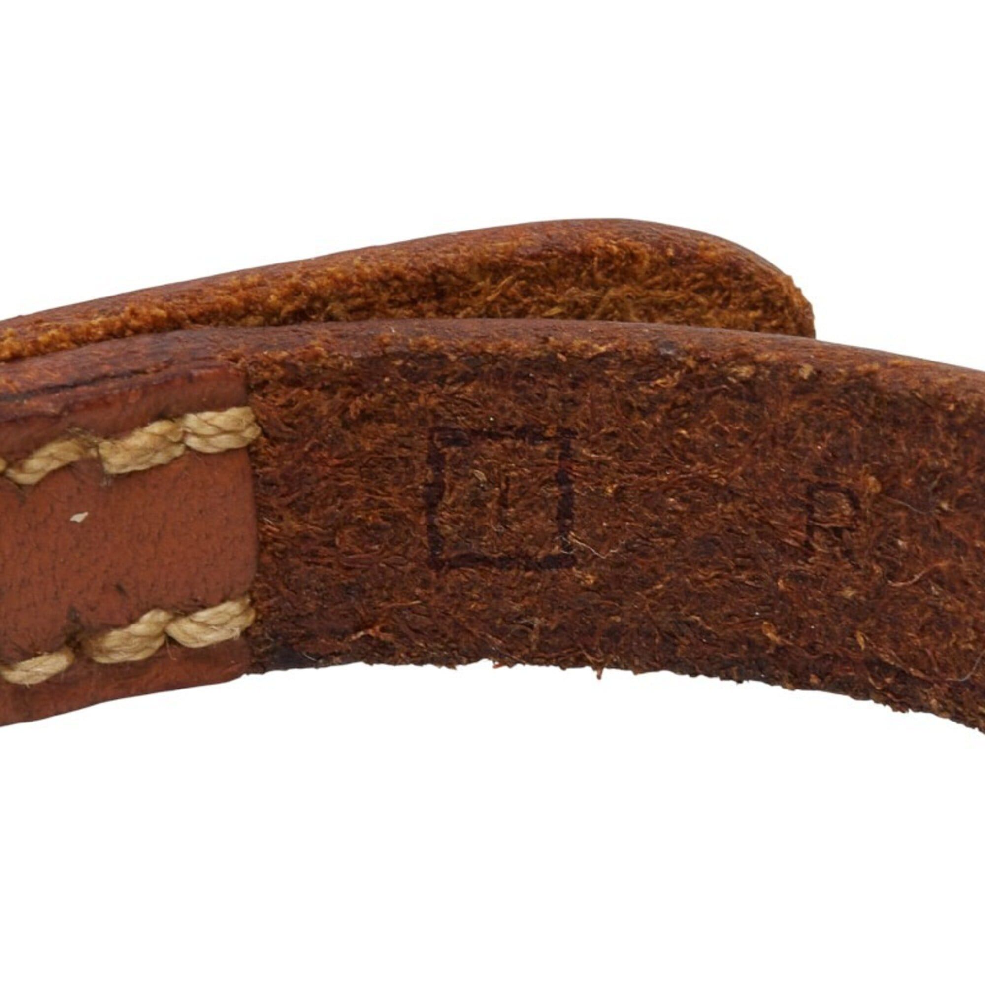 Hermes Hermes Api Bracelet □I Brown Leather Women's HERMES Size ONE SIZE - 5 Thumbnail