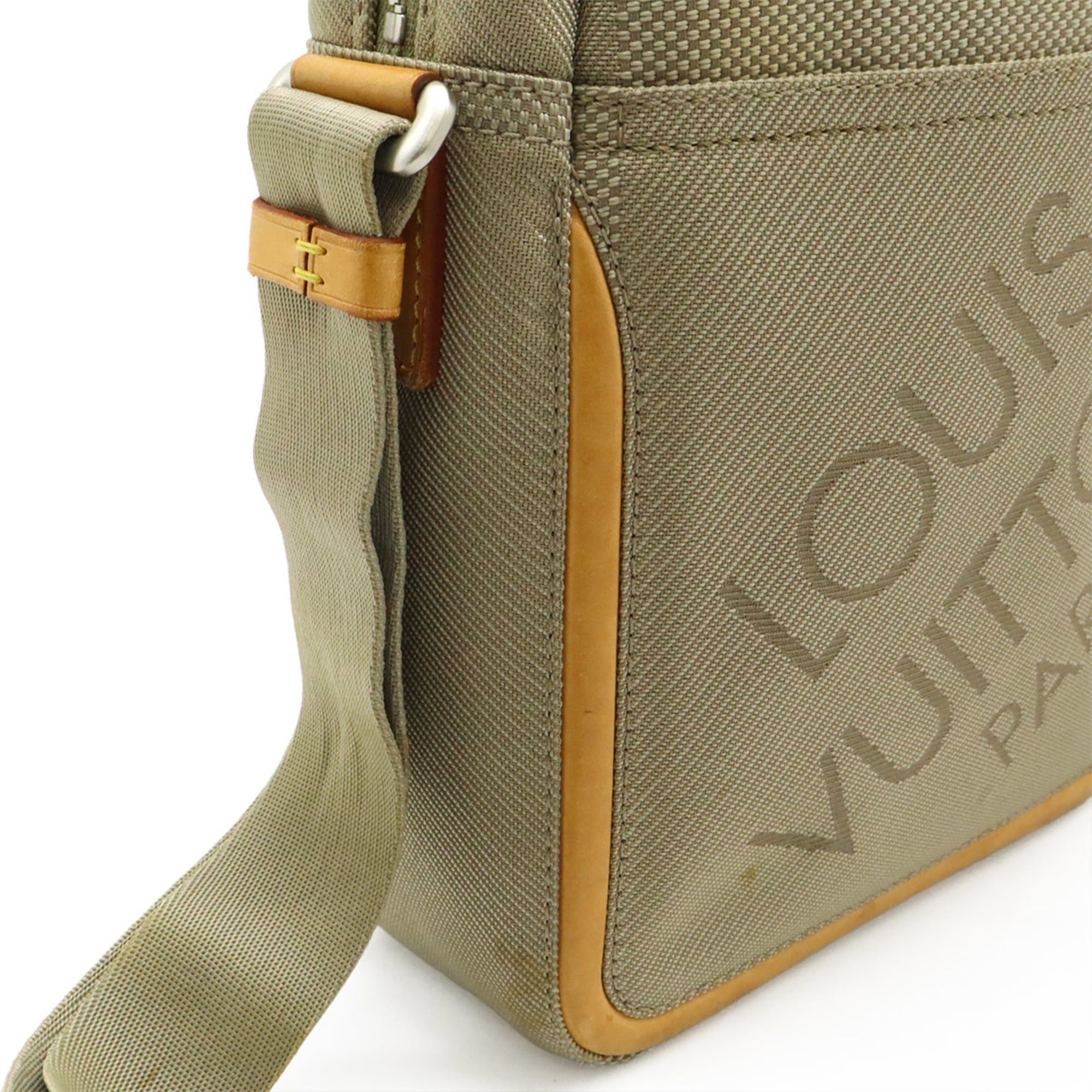 Louis Vuitton LOUIS VUITTON Damier Geant Citadin Shoulder Bag, Canvas, Sable, M93041 Size ONE SIZE - 9 Thumbnail