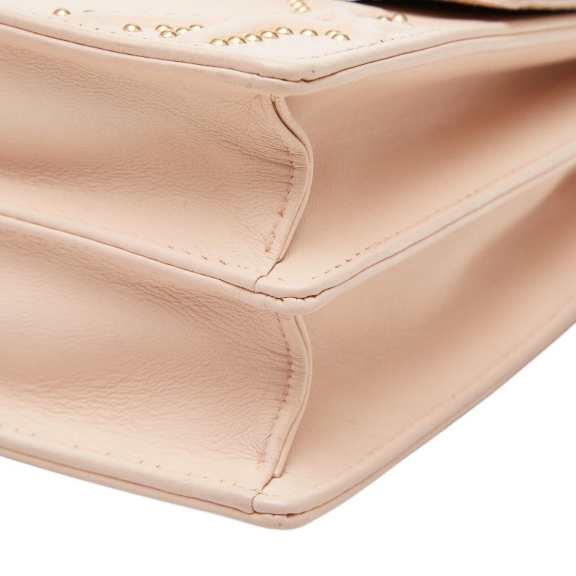 Dior Christian Dior Dior Diorama Chain Shoulder Bag, Pink Leather, Women's Size ONE SIZE - 5 Thumbnail