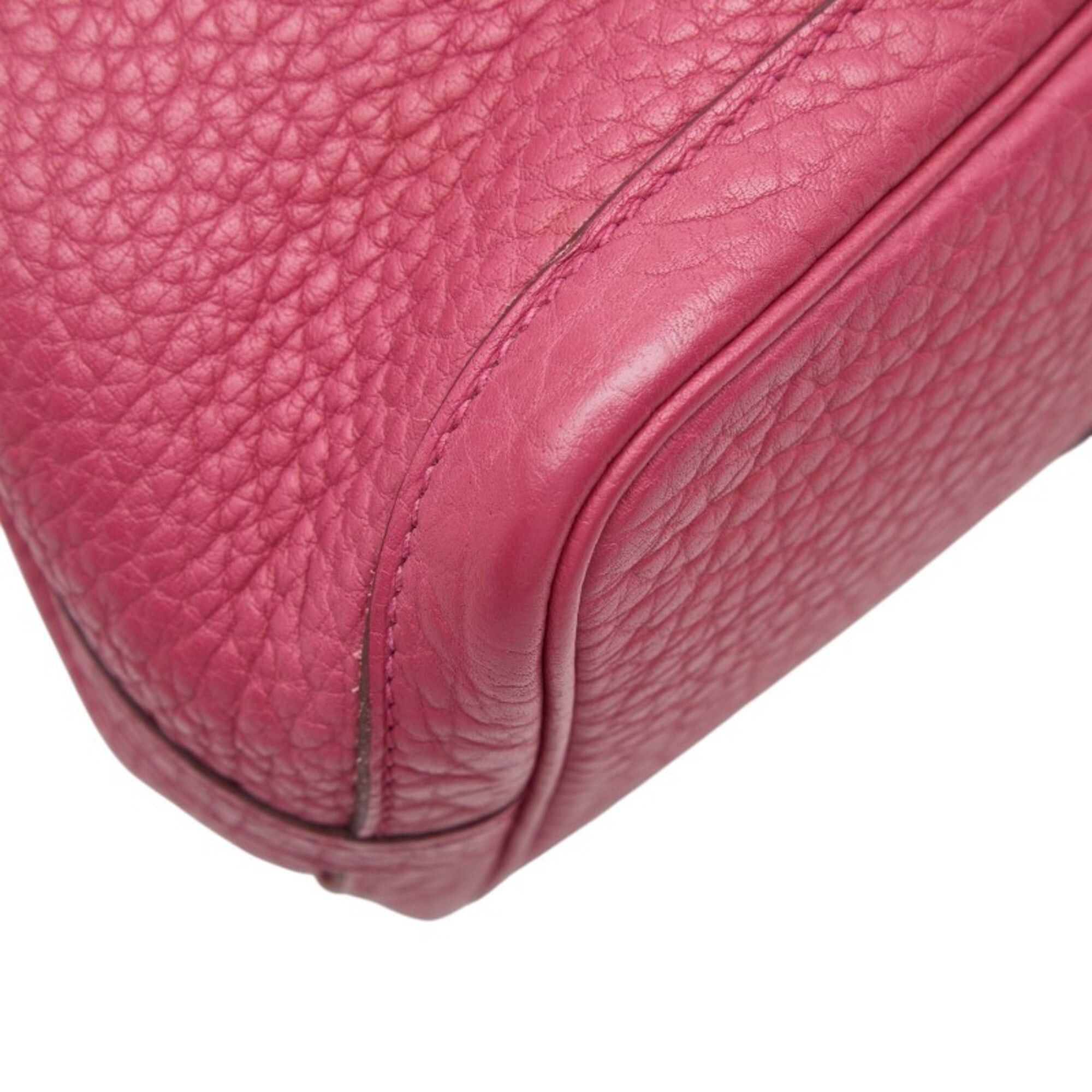 Hermes Hermes Garden Party TPM handbag, pink with silver hardware, Negonda leather, women's. Size ONE SIZE - 5 Thumbnail