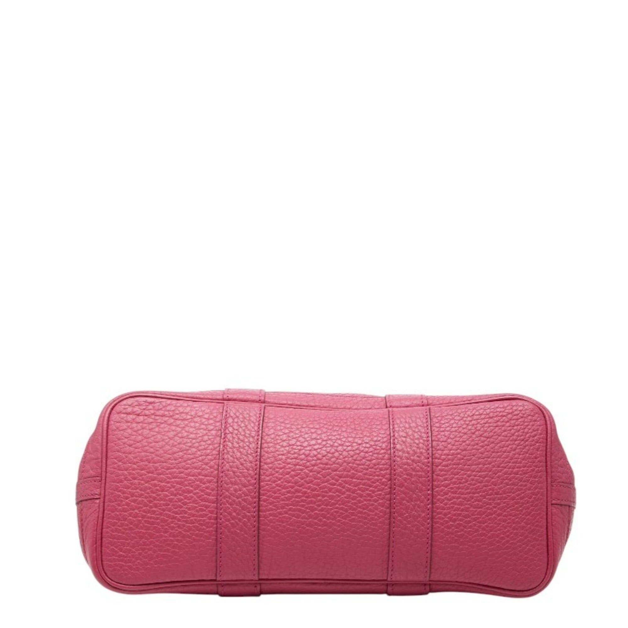 Hermes Hermes Garden Party TPM handbag, pink with silver hardware, Negonda leather, women's. Size ONE SIZE - 3 Thumbnail