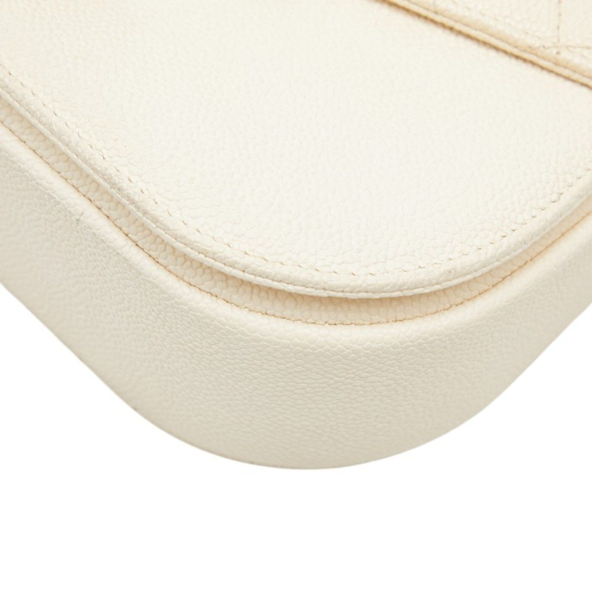 Chanel Chanel Matelassé Coco Mark Top Handle Chain Shoulder Bag, Beige, Gold Hardware, Caviar Leather, Women's. Size ONE SIZE - 4 Thumbnail