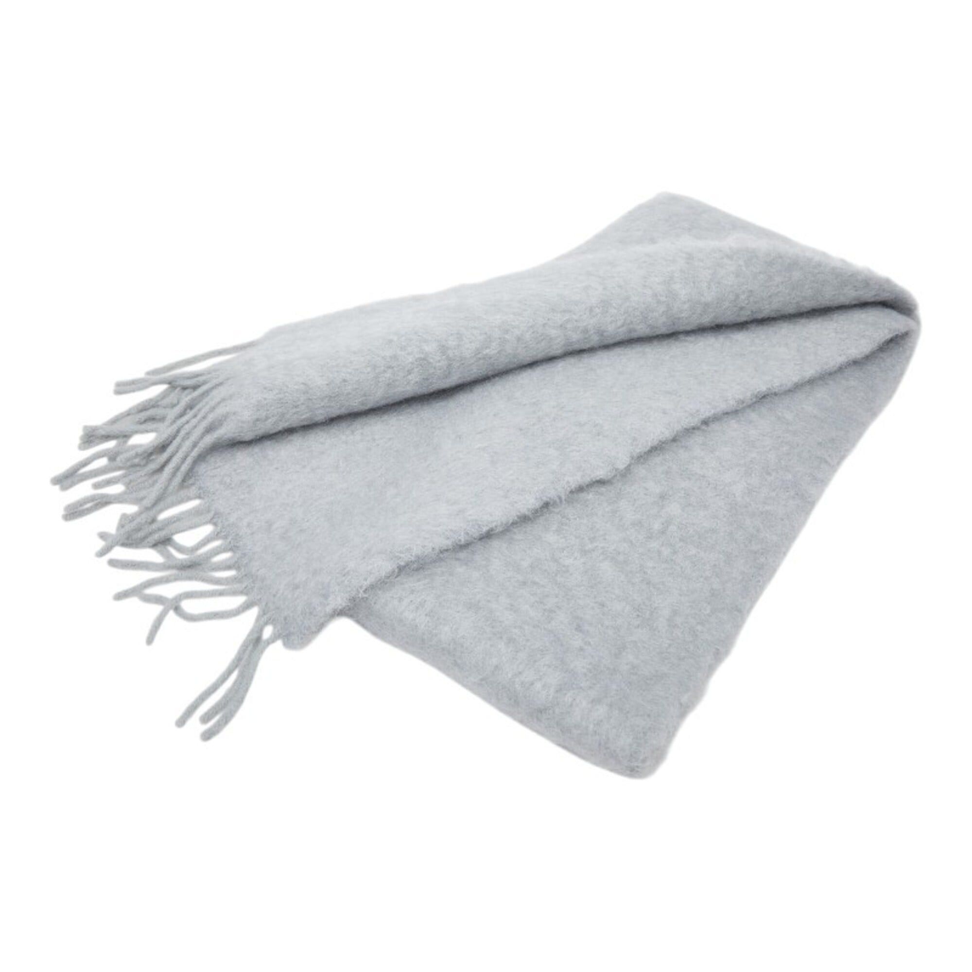 Loewe Loewe Anagram Scarf, Gray, Wool, Nylon, Mohair, Women's LOEWE Size ONE SIZE - 2 Thumbnail