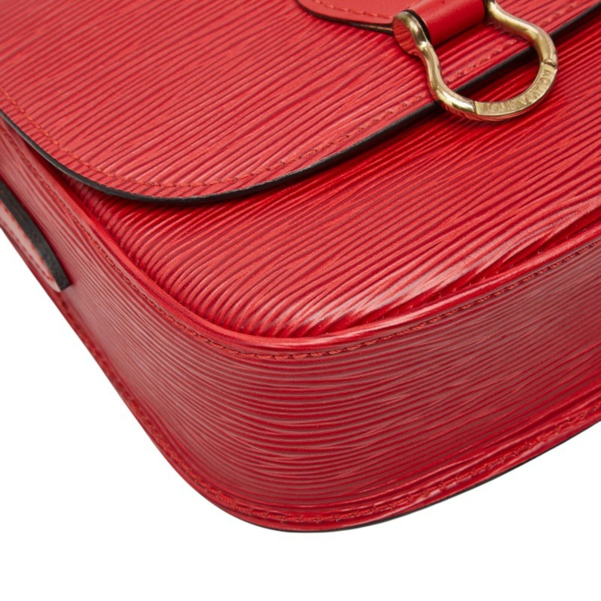 Louis Vuitton Louis Vuitton Epi Mini Saint Cloud Crossbody Shoulder Bag M52217 Red Leather Women's LOUIS VUITTON Size ONE SIZE - 6 Thumbnail