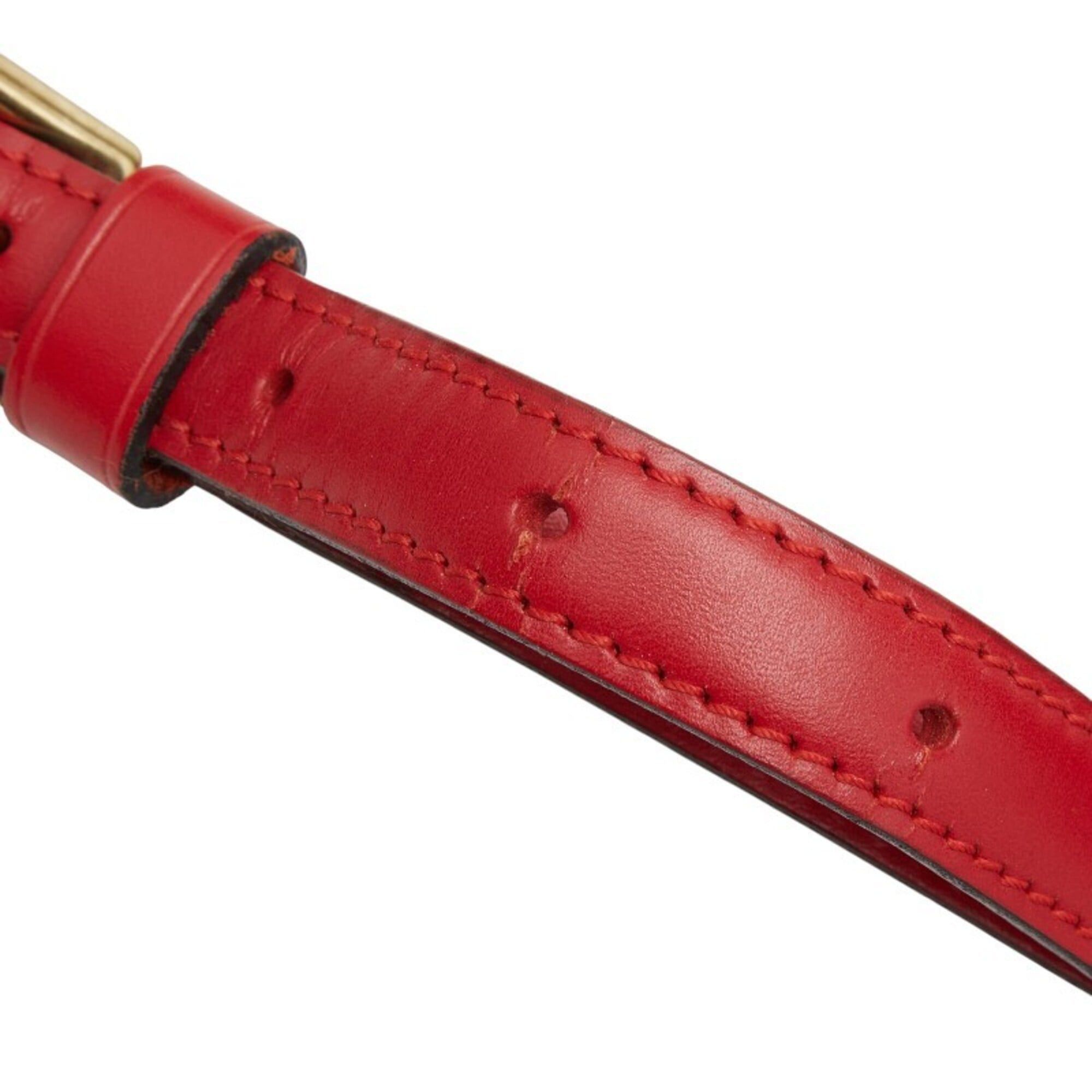 Louis Vuitton Louis Vuitton Epi Mini Saint Cloud Crossbody Shoulder Bag M52217 Red Leather Women's LOUIS VUITTON Size ONE SIZE - 10 Thumbnail