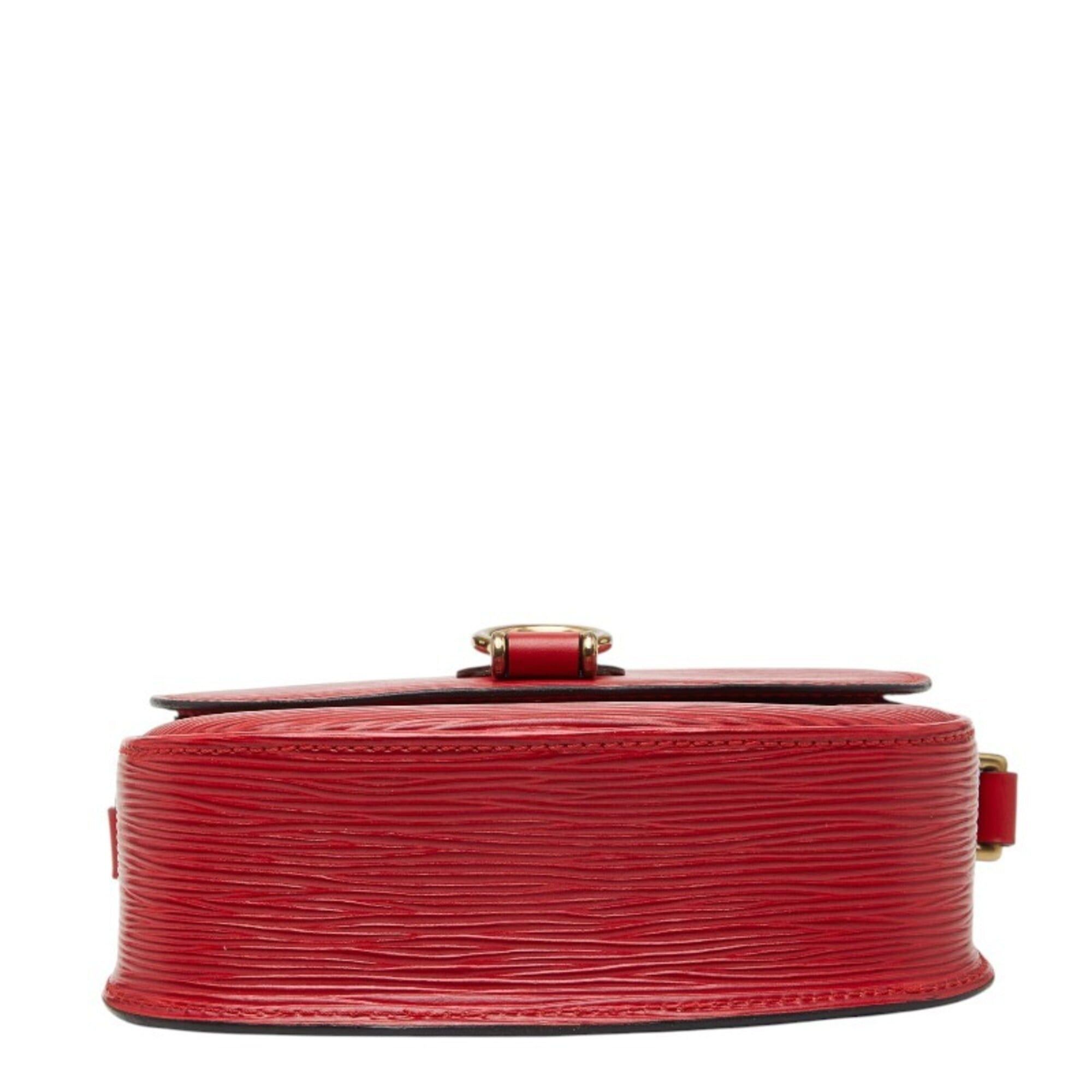 Louis Vuitton Louis Vuitton Epi Mini Saint Cloud Crossbody Shoulder Bag M52217 Red Leather Women's LOUIS VUITTON Size ONE SIZE - 3 Thumbnail