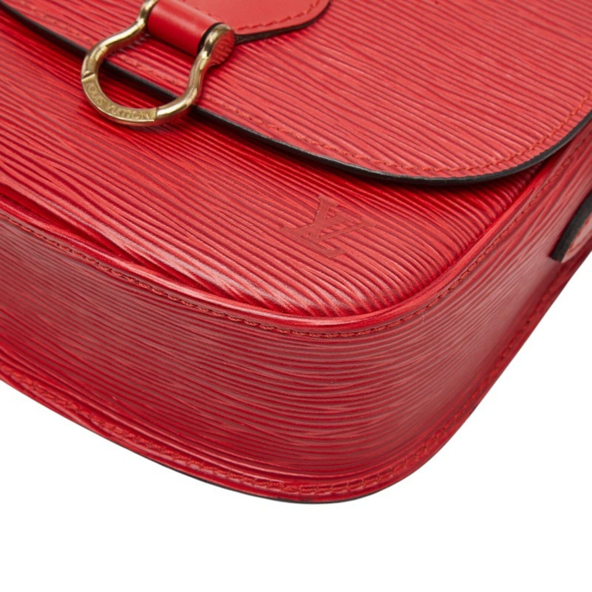 Louis Vuitton Louis Vuitton Epi Mini Saint Cloud Crossbody Shoulder Bag M52217 Red Leather Women's LOUIS VUITTON Size ONE SIZE - 5 Thumbnail