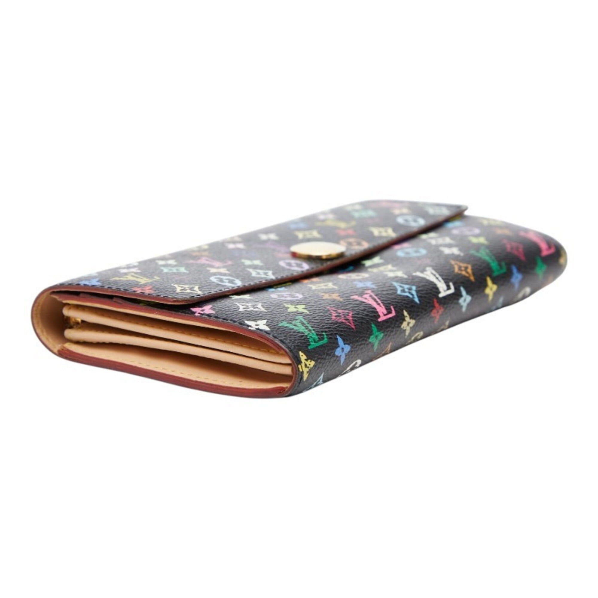 Louis Vuitton Louis Vuitton Monogram Portefeuille Sarah Long Wallet M60273 Noir Multicolor Leather Women's LOUIS VUITTON Size ONE SIZE - 5 Thumbnail
