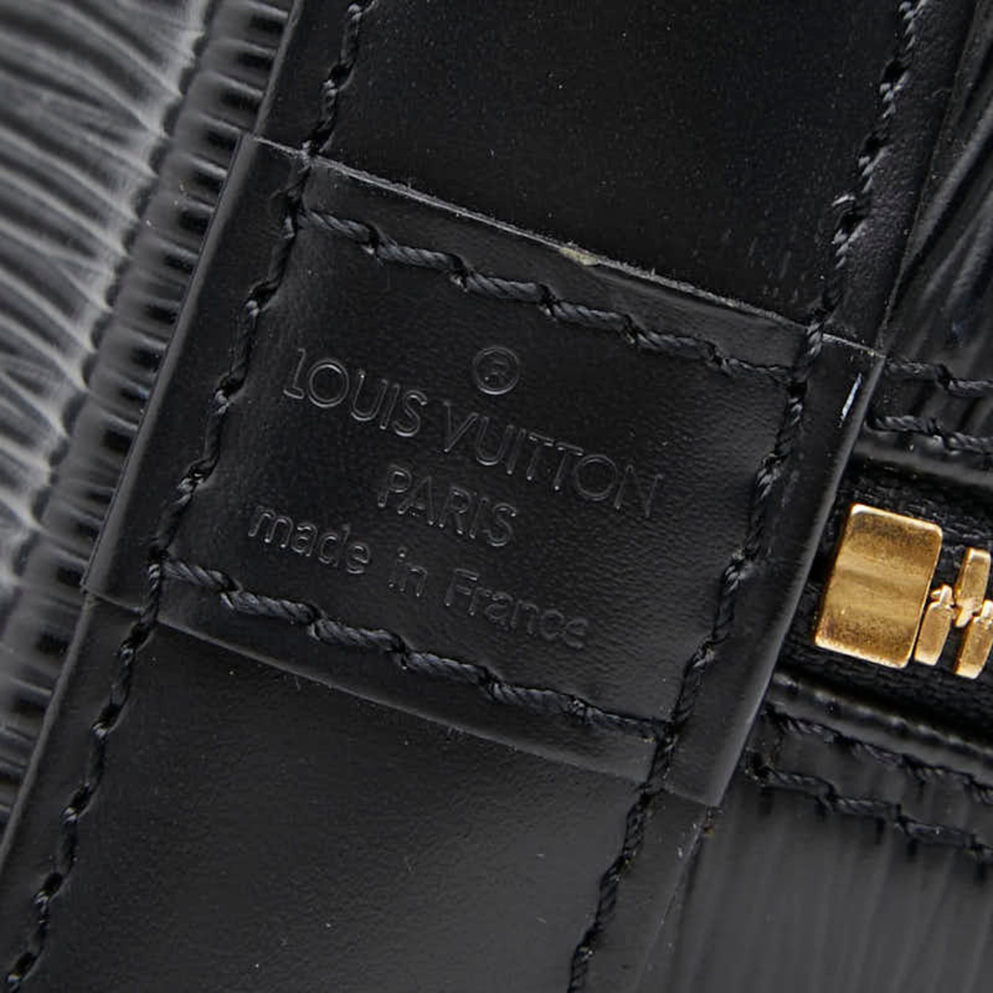 Louis Vuitton Louis Vuitton Epi Alma PM Handbag M52142 Noir Black Leather Women's LOUIS VUITTON Size ONE SIZE - 11 Thumbnail
